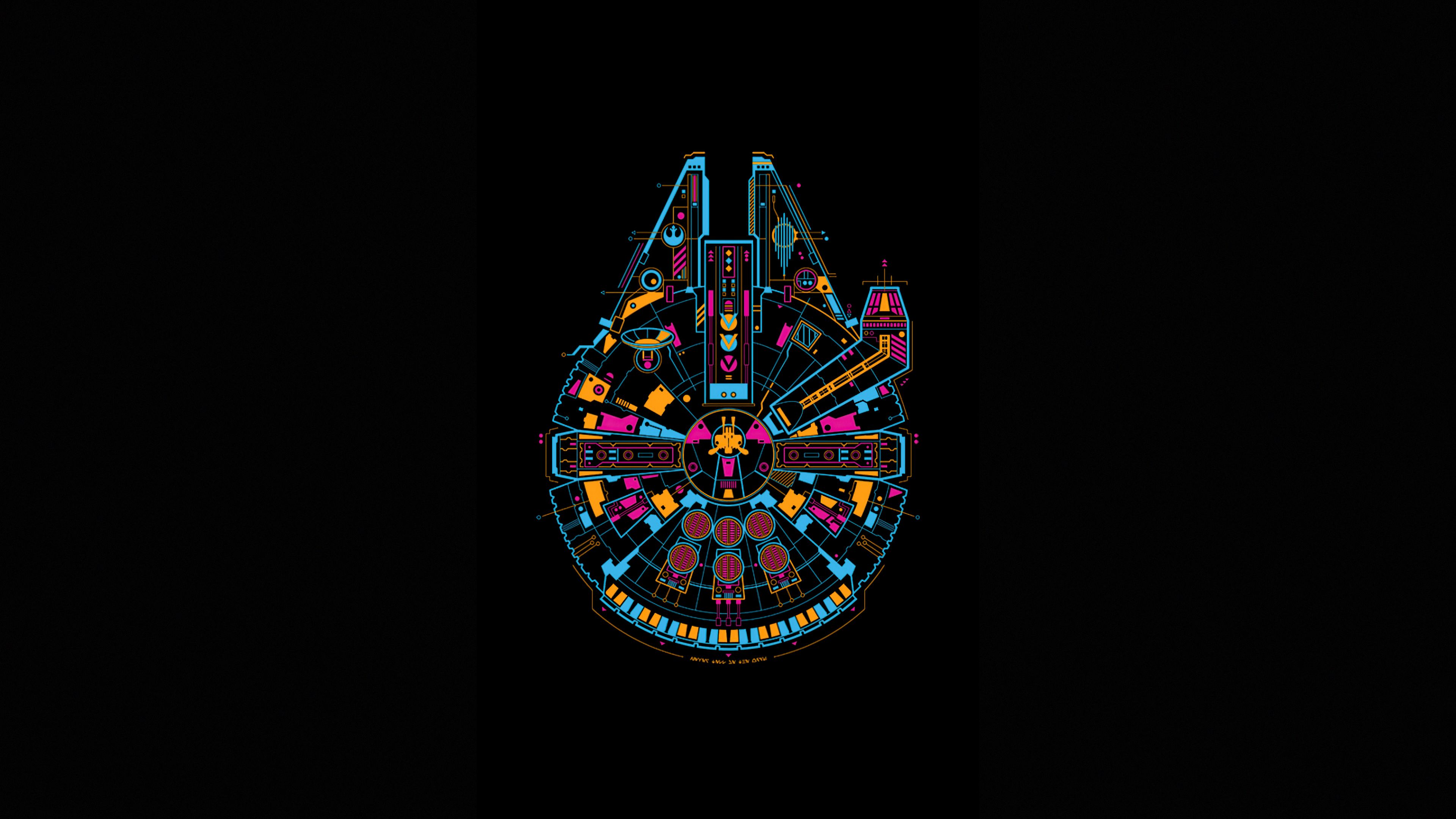 3840x2160 Star Wars Ship Minimal 4k Wallpaper, HD Movies Wallpaper, 4k Wallpaper, Image, Background, Photos and Picture