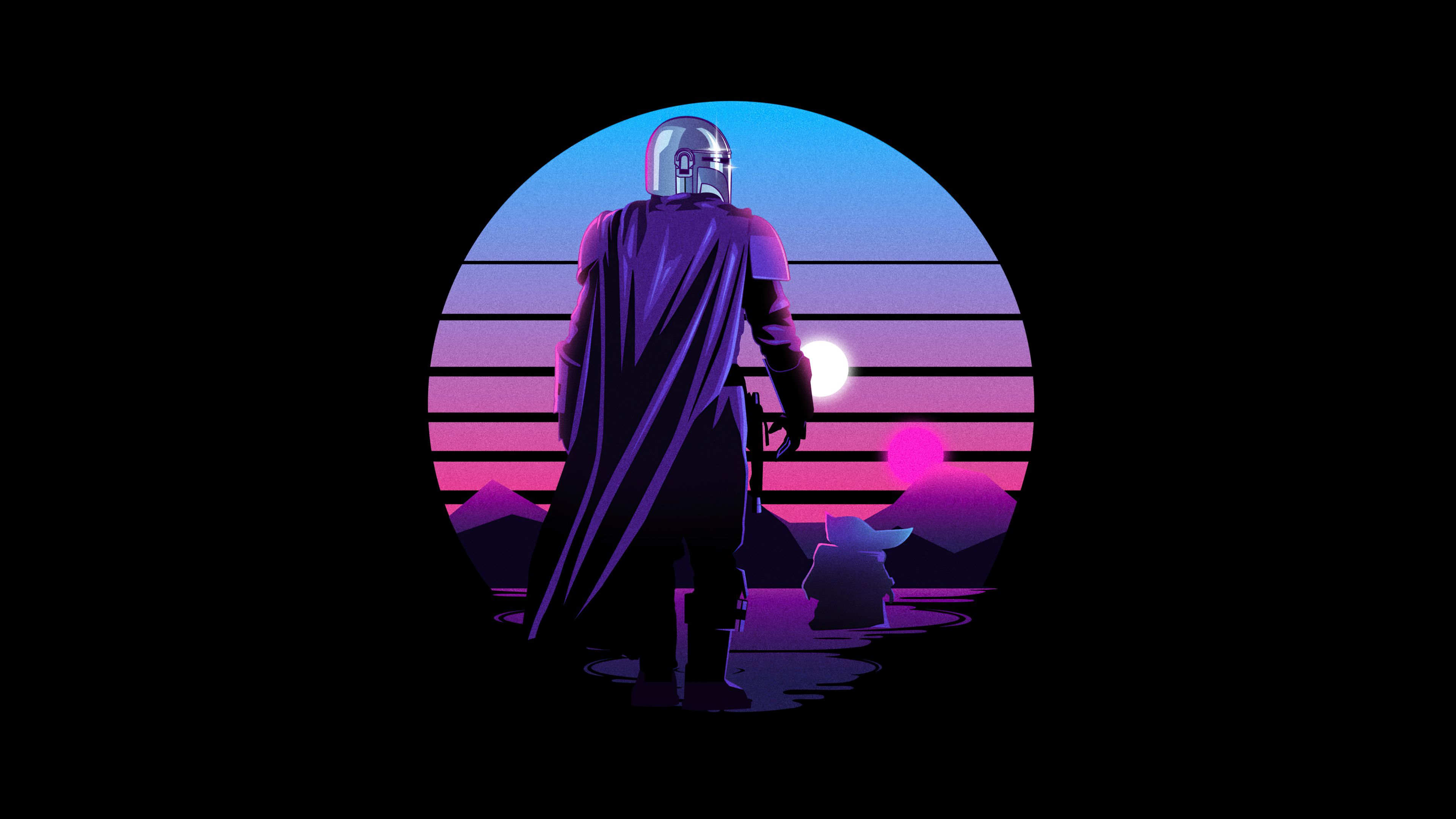 3840x2160 The Mandalorian Baby Yoda Star Wars Minimal 4k Wallpaper, HD Tv Shows Wallpaper, 4k Wallpaper, Image, Background, Photos and Picture
