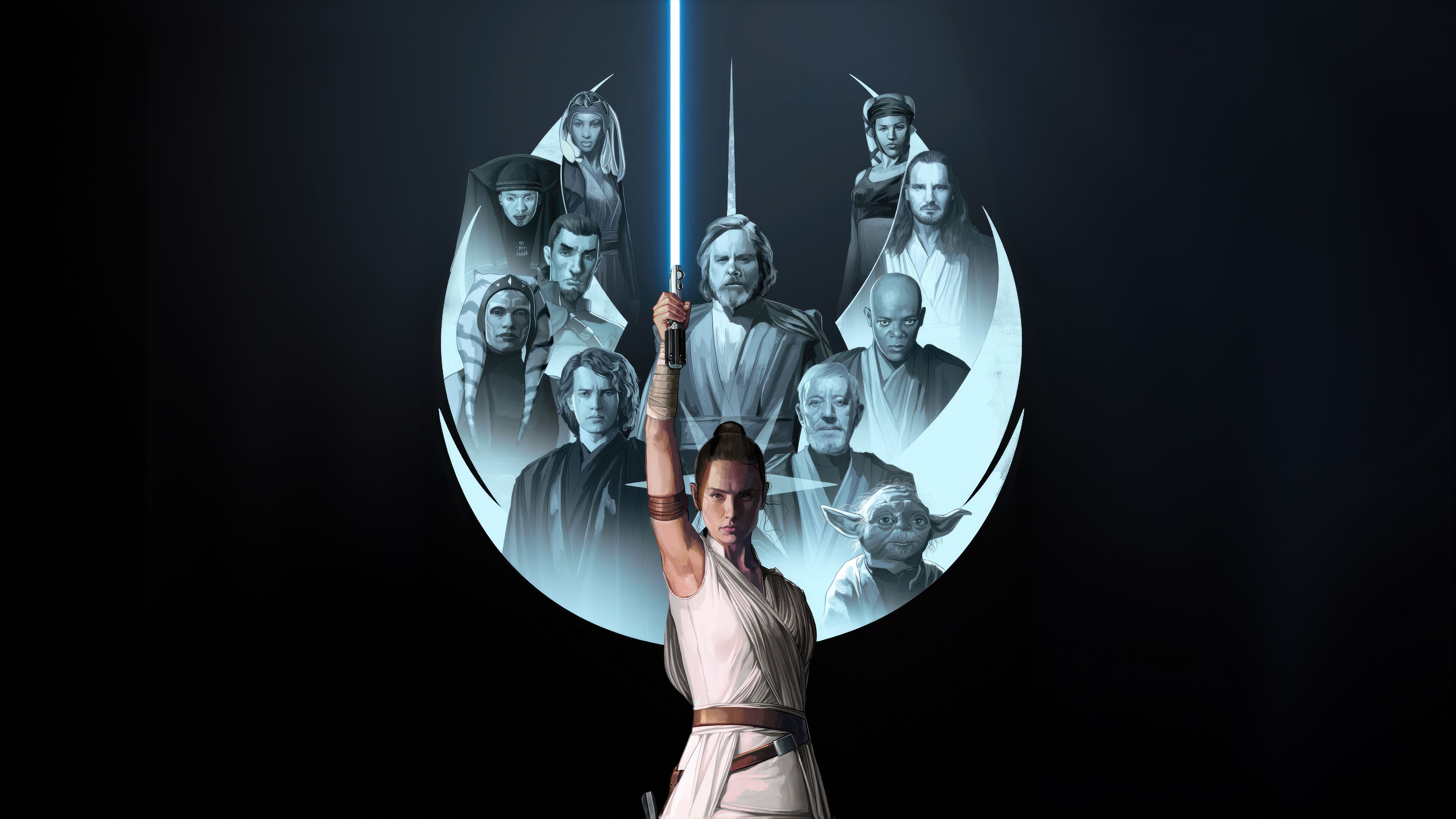 5120x2880 Rey Star Wars Minimal 5k Wallpaper, HD Movies Wallpaper, 4k Wallpaper, Image, Background, Photos and Picture