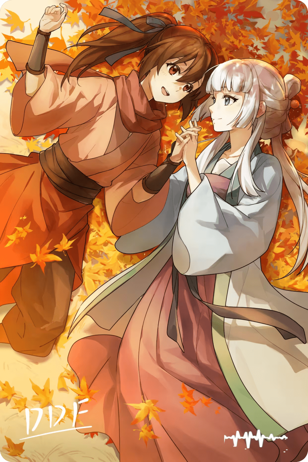 994x1491 Ling Er & Yuxiu Digital Art Card (better version)