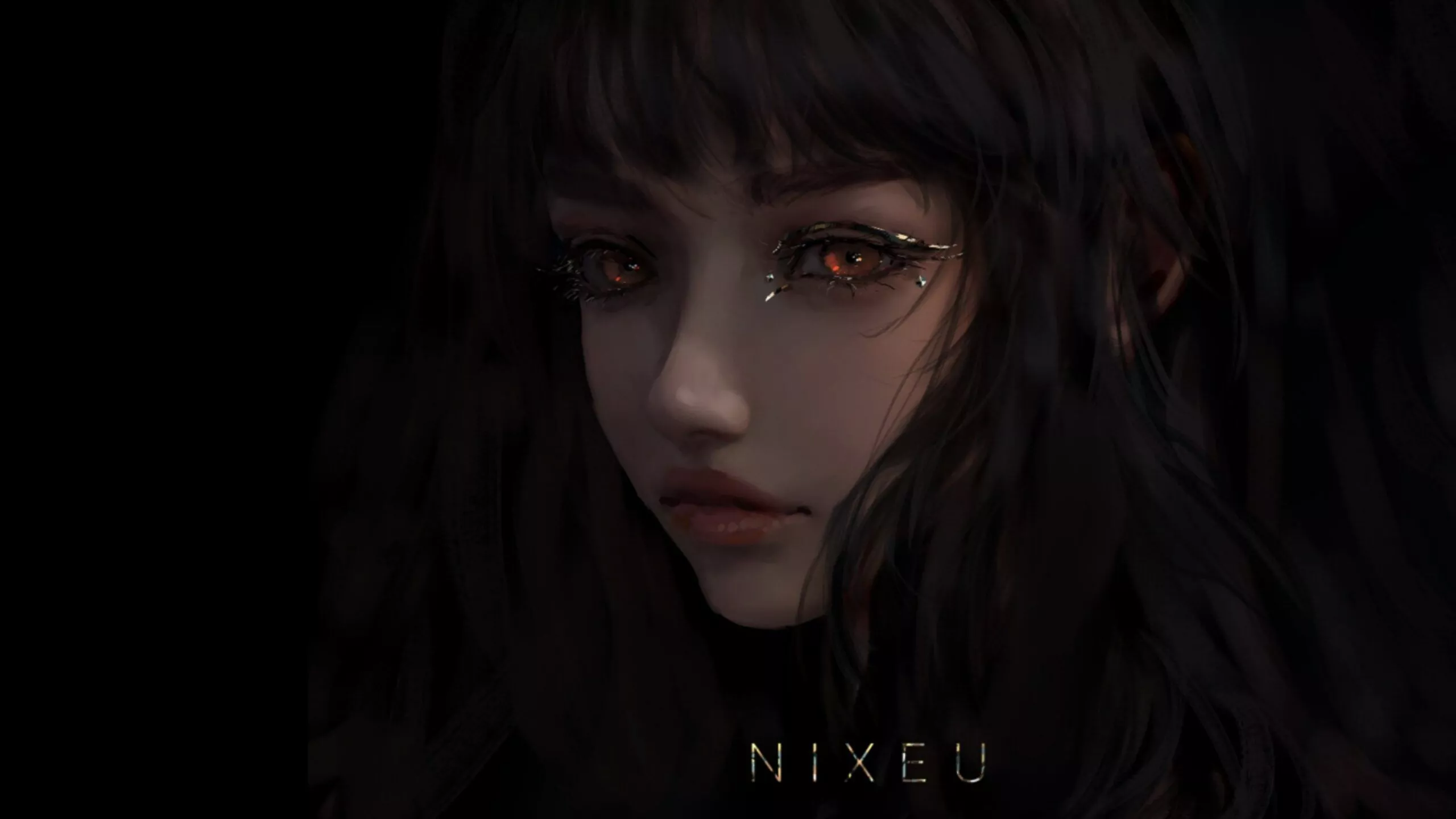 2560x1440 4k Dark Anime PC Wallpaper
