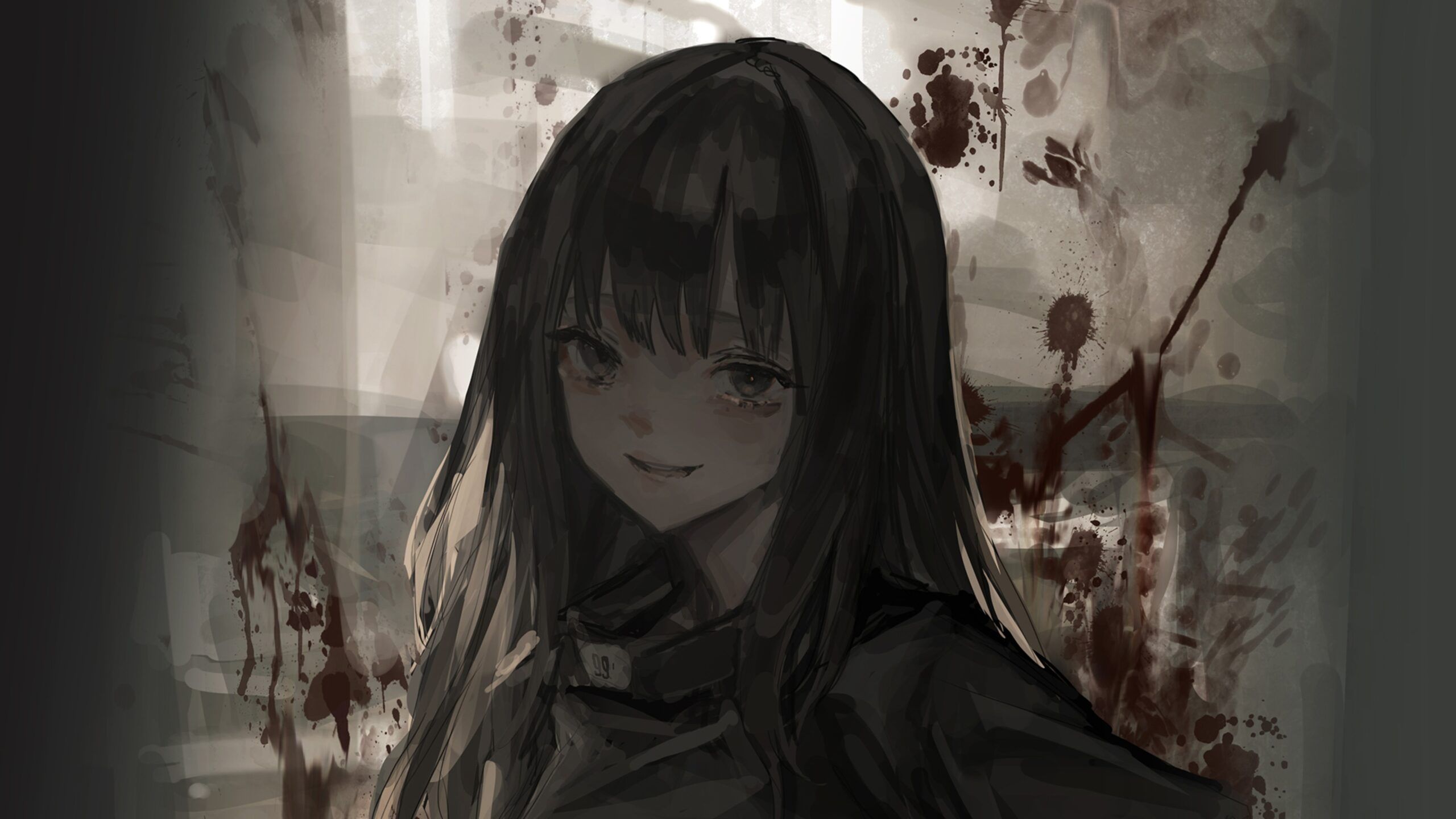 2560x1440 Dark Anime 4k Laptop Wallpaper