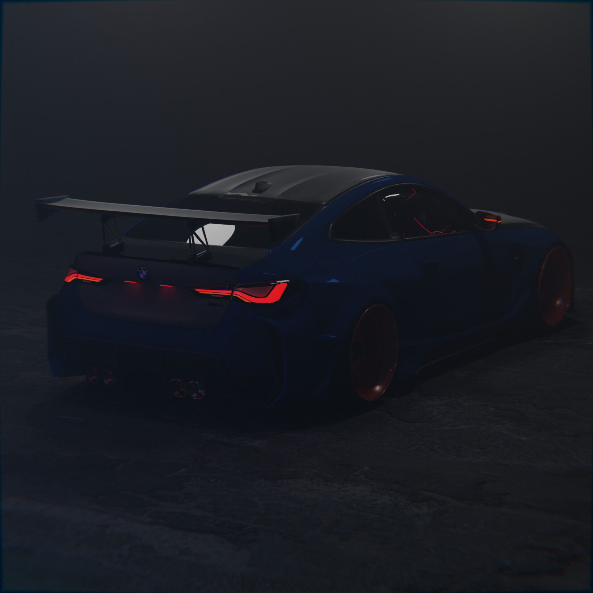 1920x1920 BMW M4 Demon Eyes
