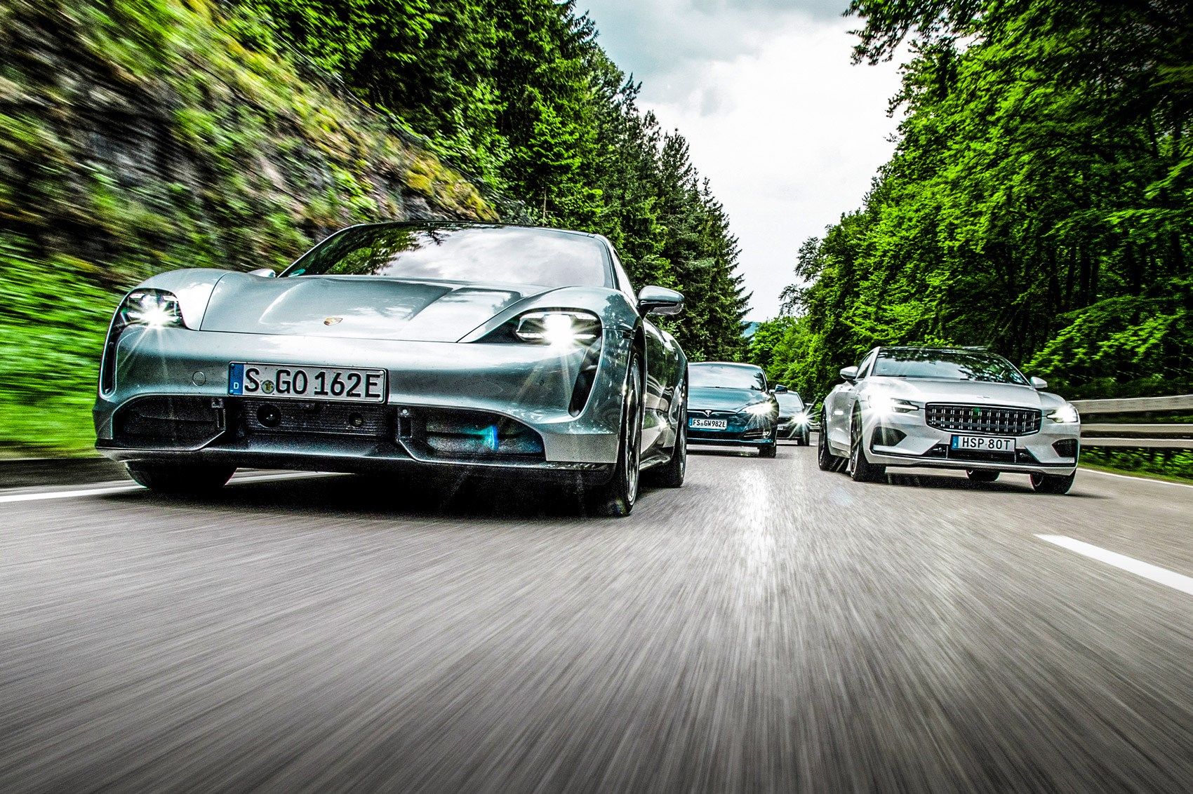 1700x1132 Porsche Taycan vs Tesla Model S vs BMW M5 vs Polestar 1 group test (2020) review