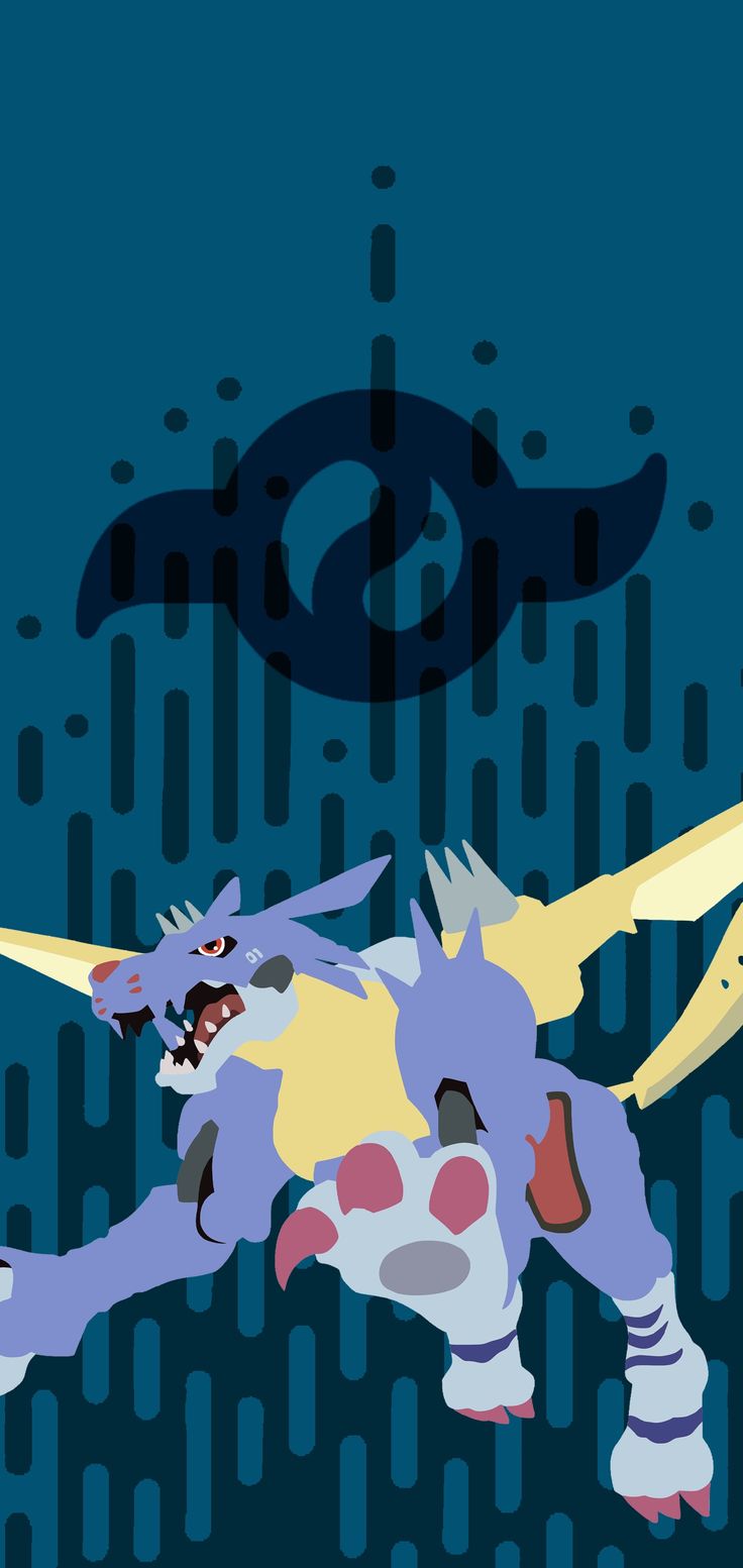 736x1553 Wallpaper Metalgarurumon