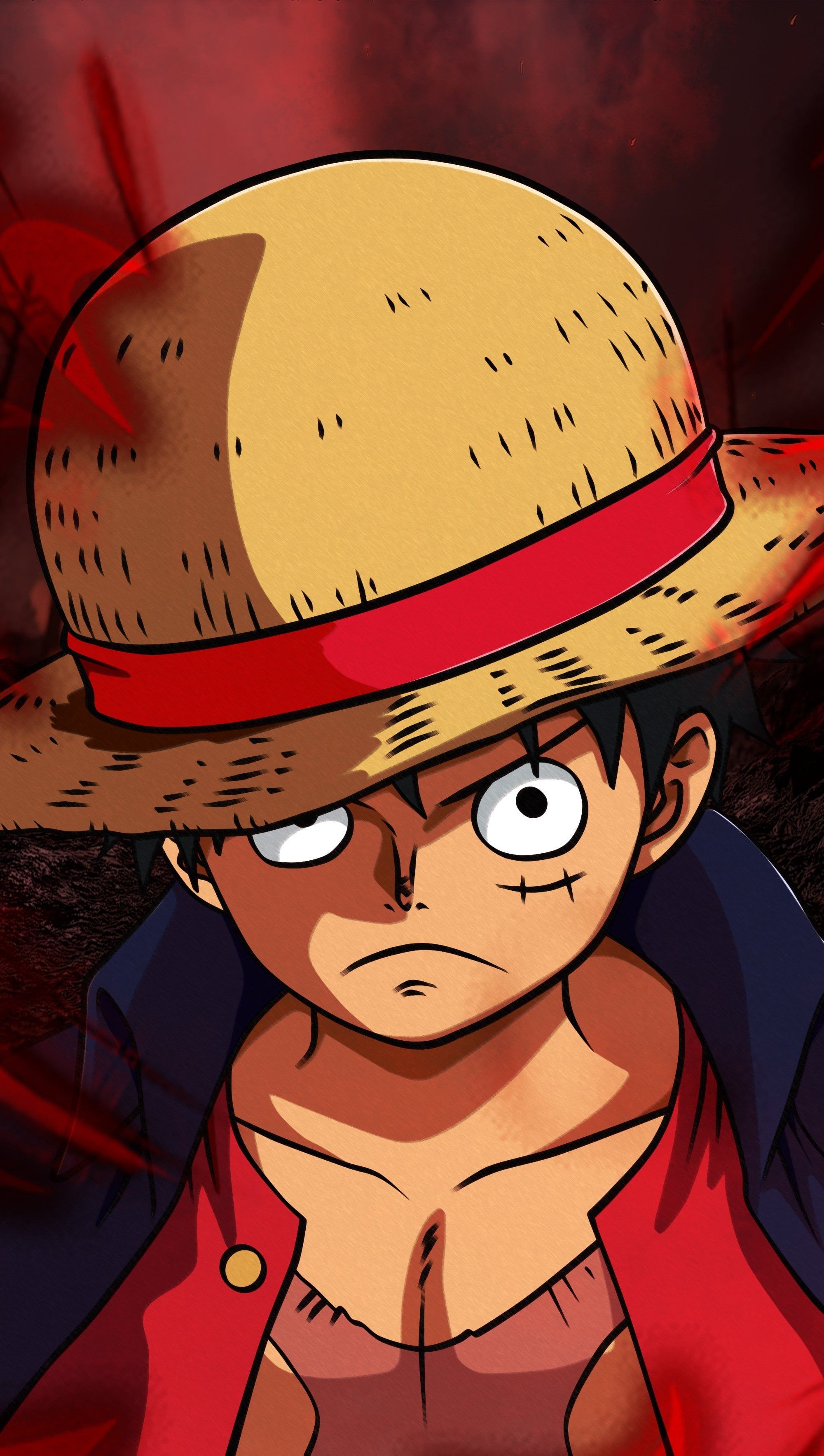 2000x3534 Luffy from One Piece Anime Wallpaper 4K for iPhone and Mobile Phone