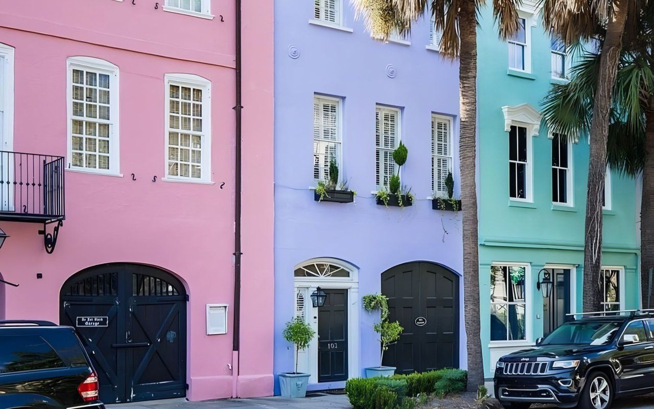 1280x800 Charleston's Rainbow Row for Rent. View 103 East Bay
