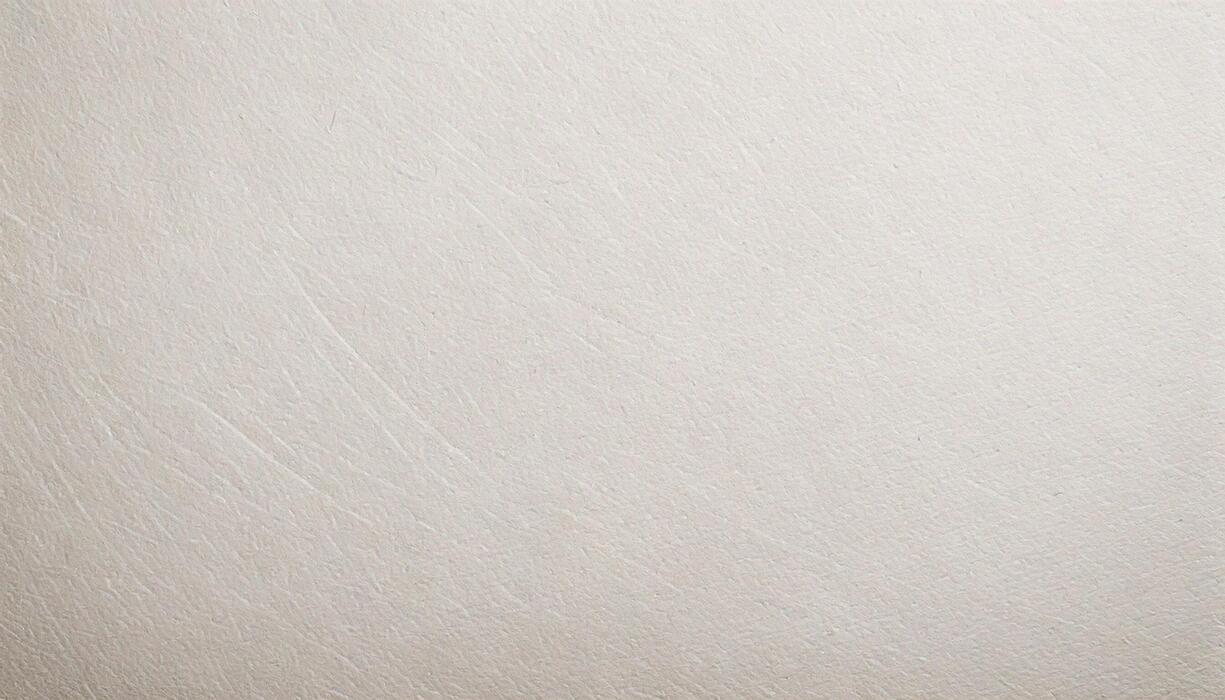 1225x700 Minimalist Off White Paper Texture Background, Soft Fibers And Grain Visible