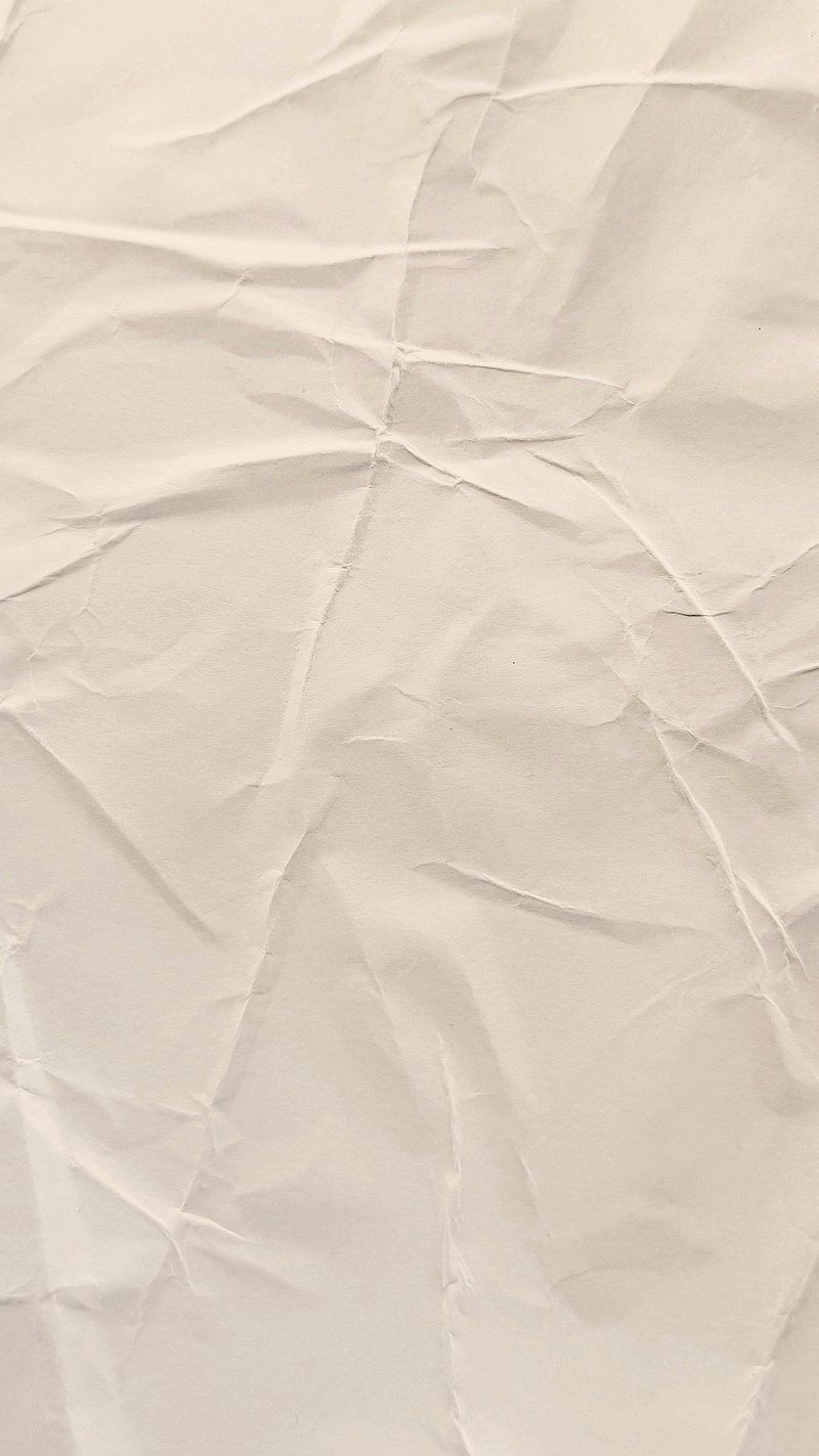 800x1423 Minimal white crumpled paper texture