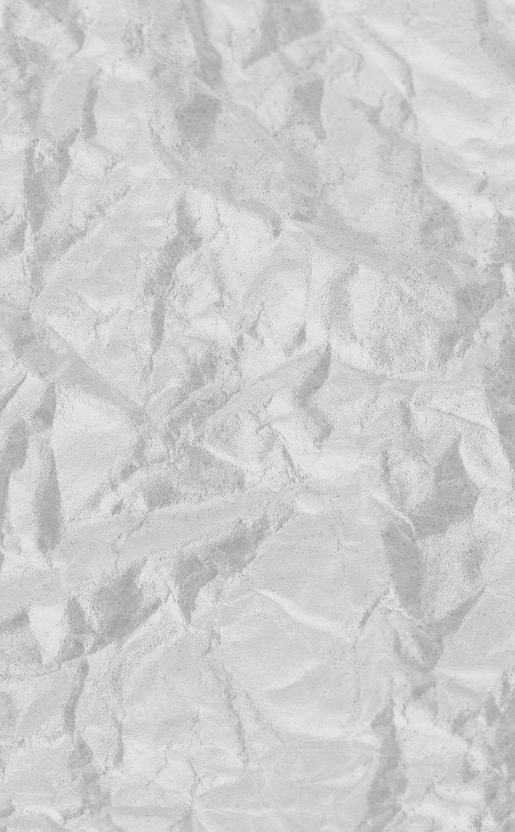 736x1189 ↑↑TAP AND GET THE FREE APP! Minimalistic Сrumpled Foil Texture White Unicolor Simple HD iPhone 4 Wallpaper