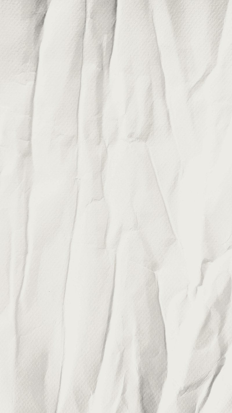 800x1422 Minimal white crumpled paper texture
