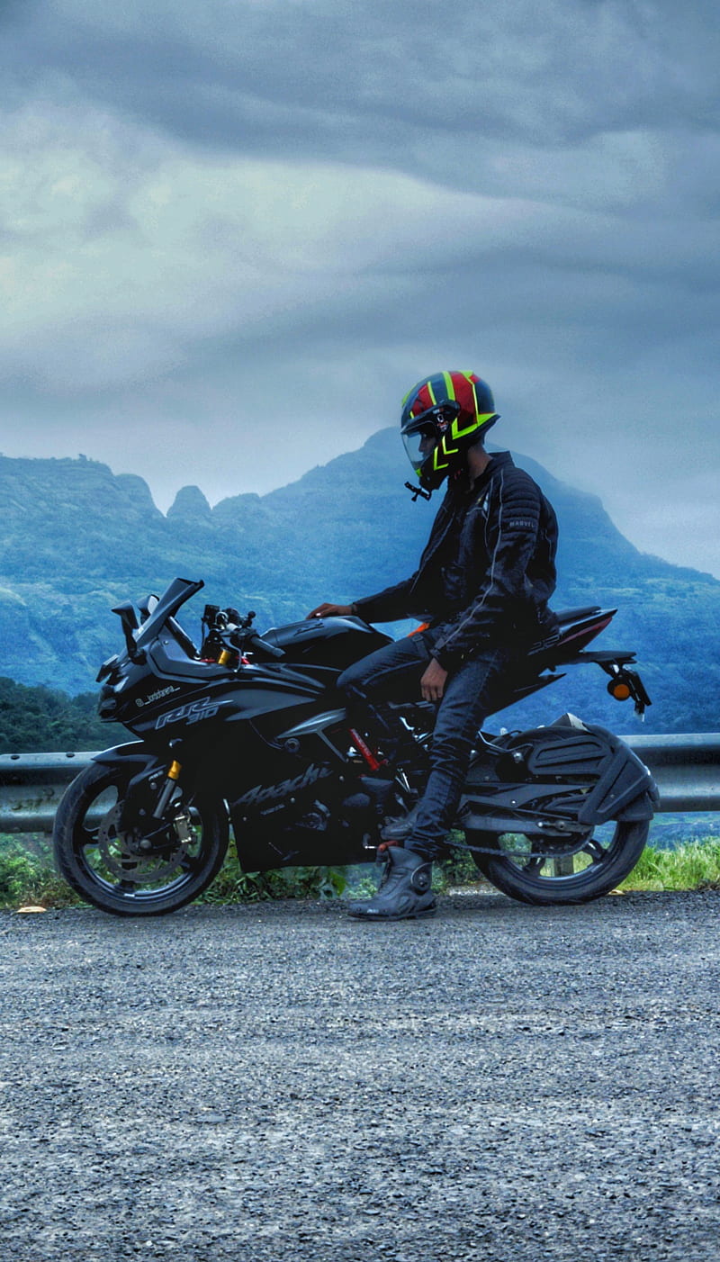 800x1402 Lordofarena 310rr, bike, motorcycle, nature, rider, HD phone wallpaper