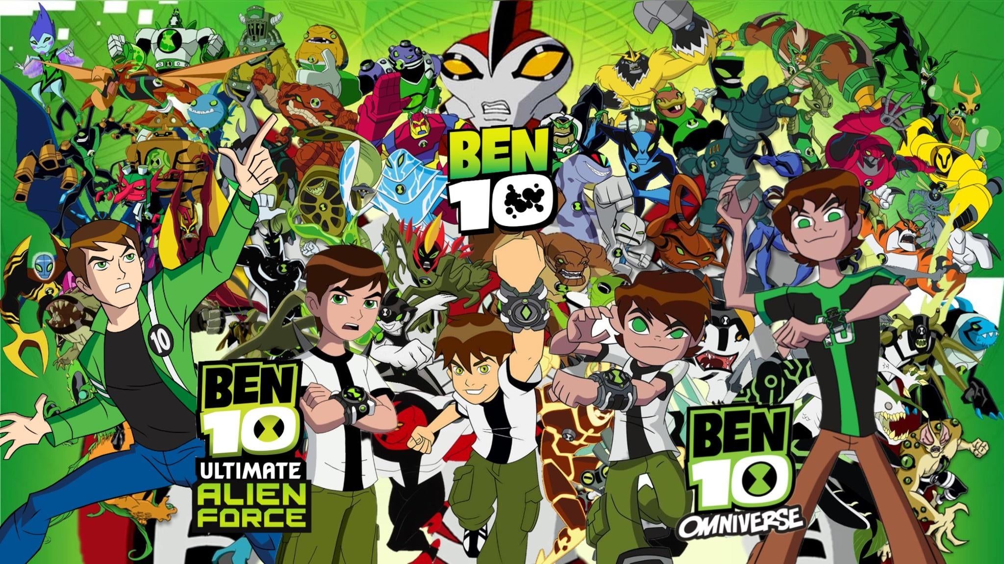 2048x1150 Years Ago, Someone Posted This Cool Ben 10 Wallpaper Here In R Ben But It Only Had The Classic Ben, When It Literally Has All Of Ben's Aliens From OS To OV