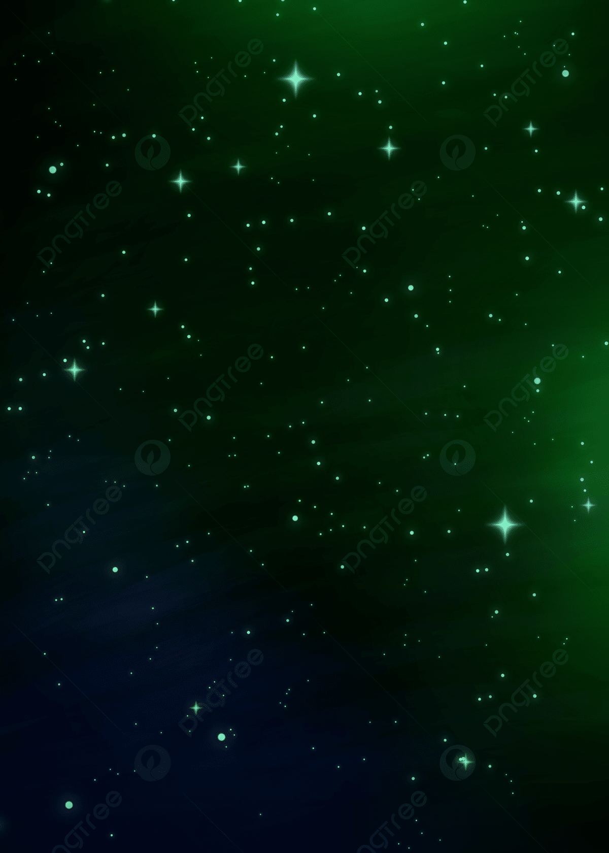 1200x1680 Green Abstract Style Night Empty Stars Background Wallpaper Image For Free Download