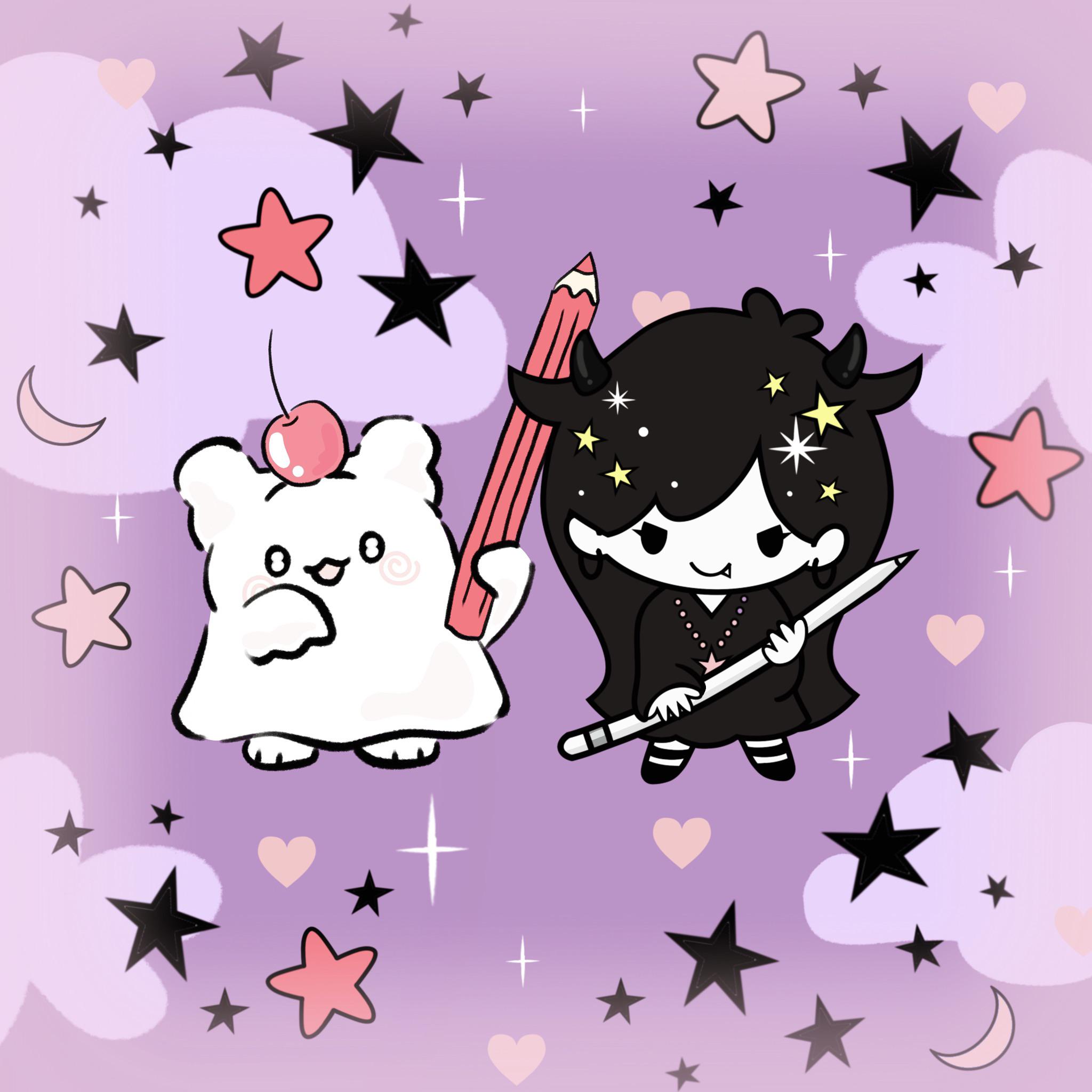 2048x2048 Hanamaruobake & my OC