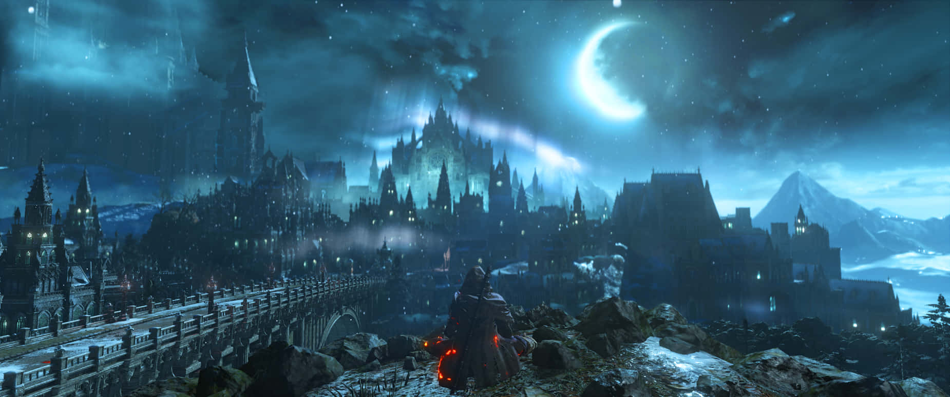 1850x774 Download 3440x1440 Game Dark Souls 3 Wallpaper