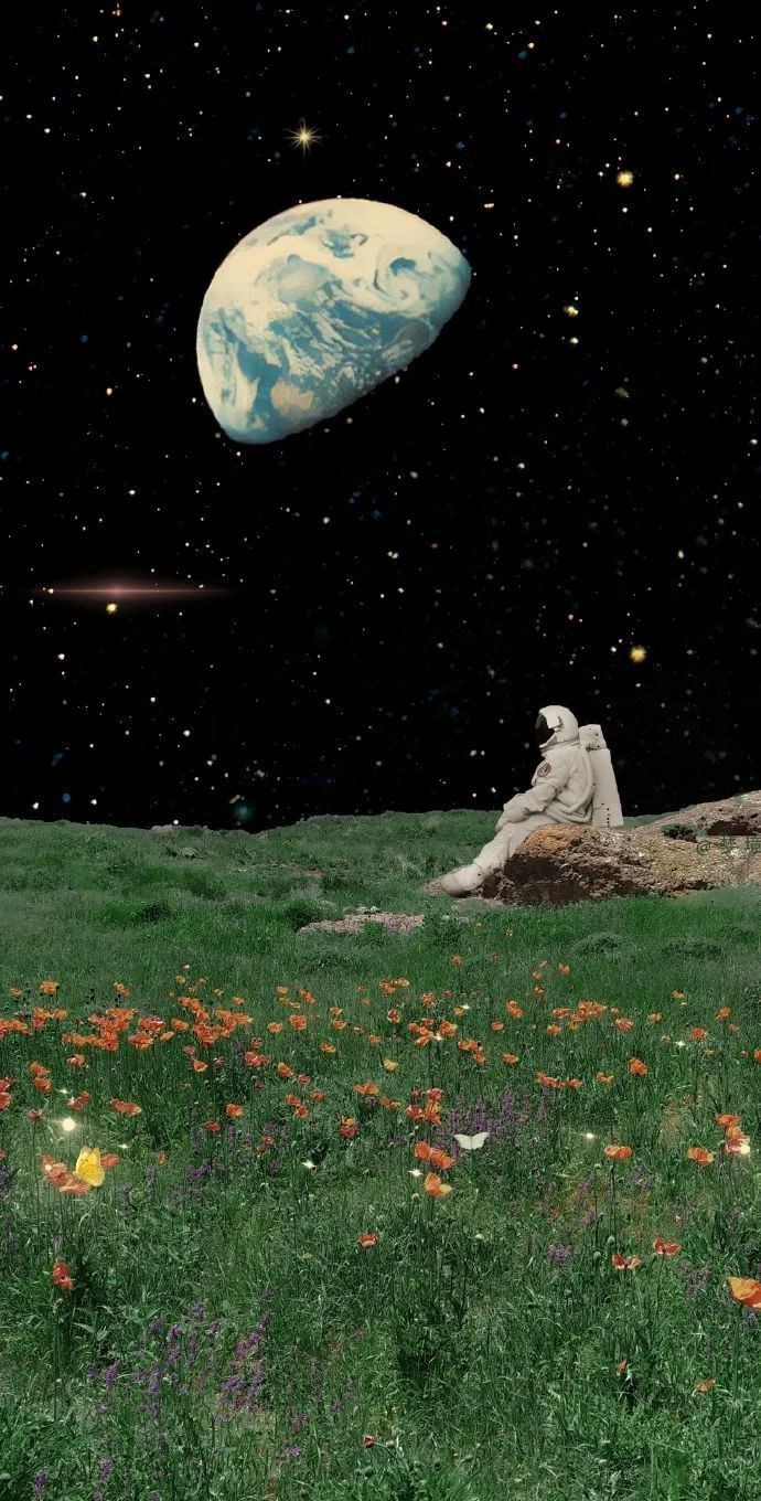690x1360 Vintage space art retro futurism. Astronaut aesthetic wallpaper, Surrealism wallpaper iphone, Art wallpaper