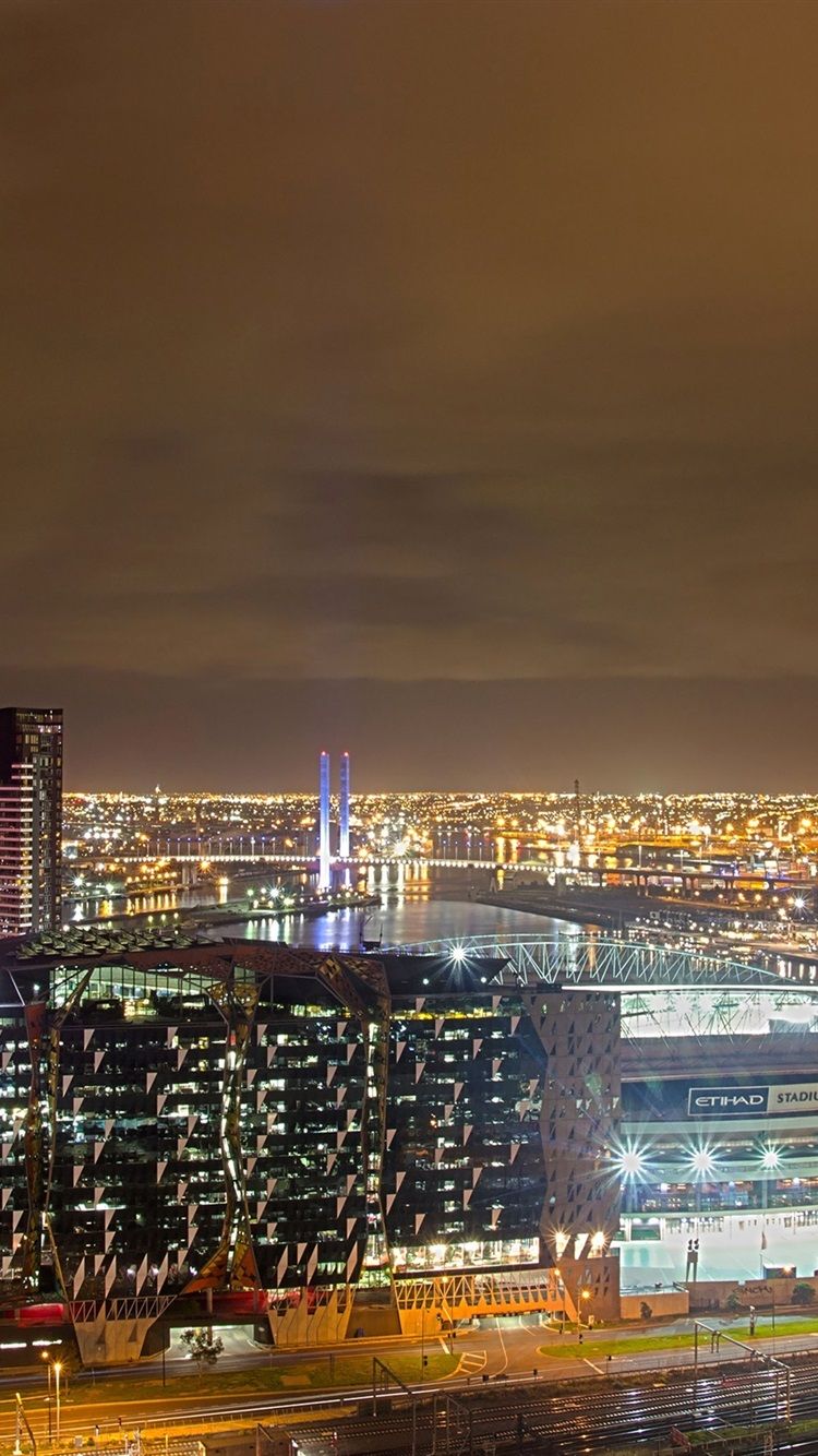750x1334 Wallpaper England, Manchester, city, buildings, lights, night, sky 2560x1600 Picture, Image