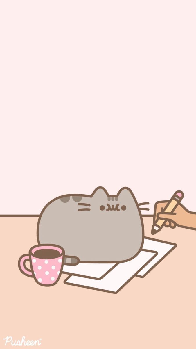 675x1200 studious pusheen