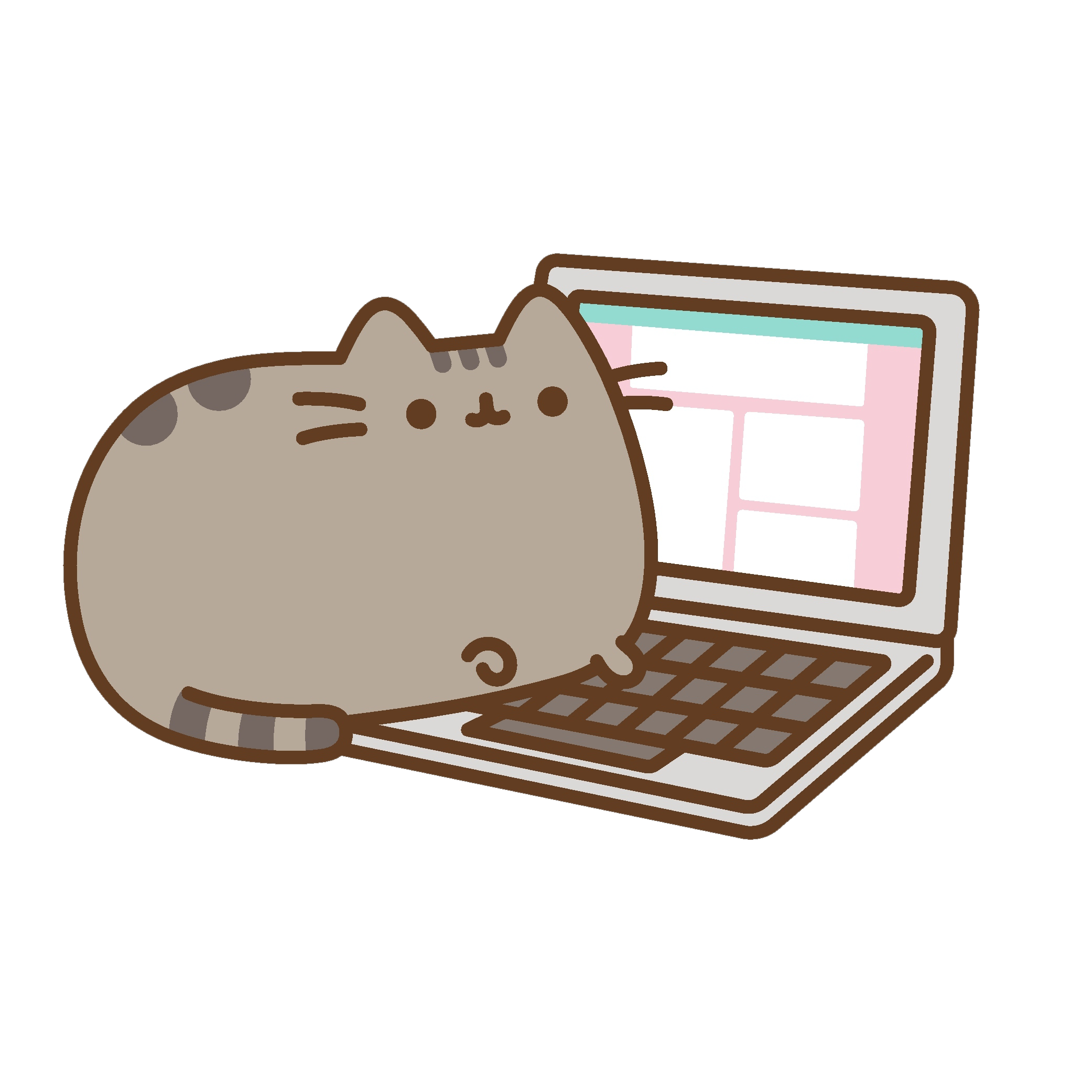 2083x2083 Pusheen Transparent HQ PNG Download