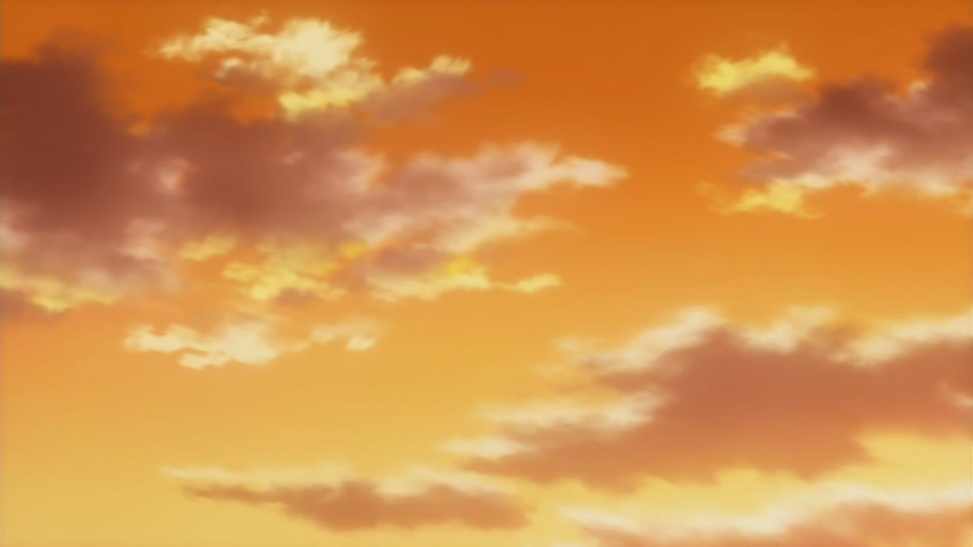 1920x1080 Anime Orange Sky Wallpaper