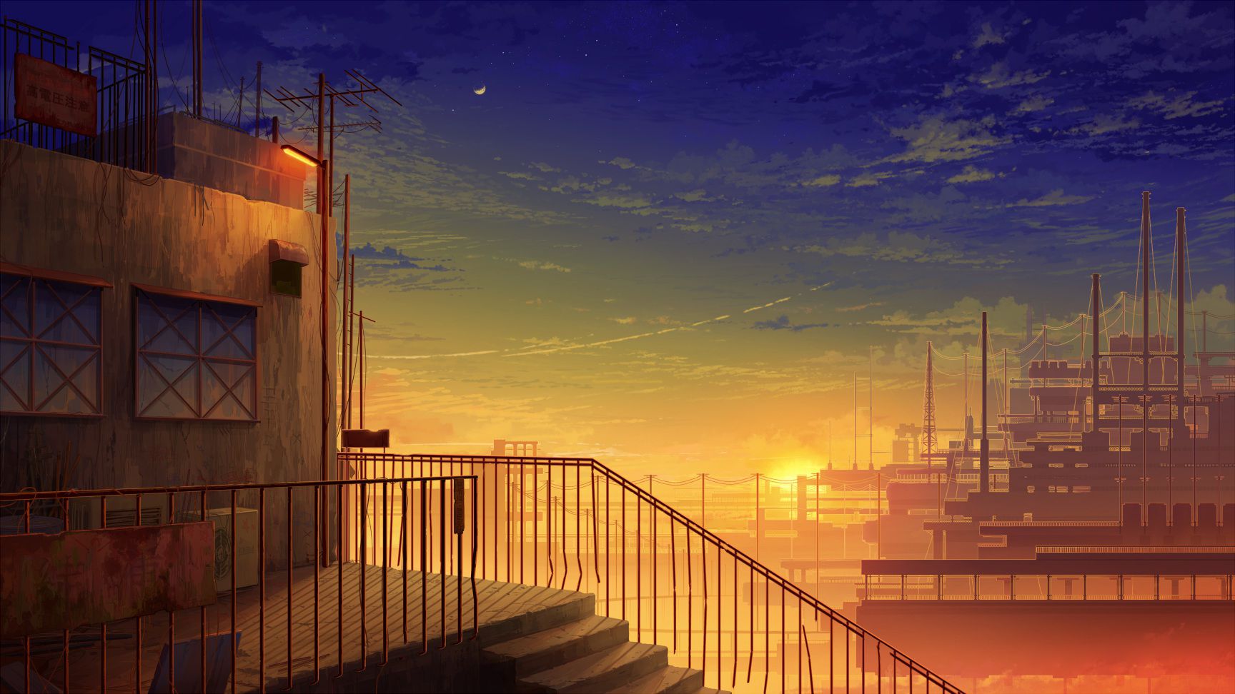 1728x972 Anime Scenery Wallpaperx972