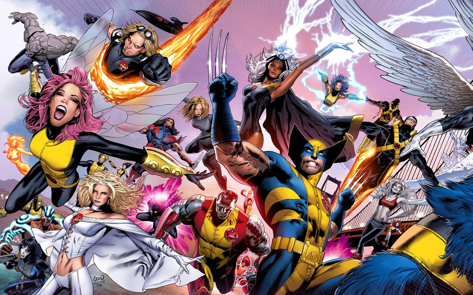 1920x1200 Uncanny X Men Legends: Storm, Wolverine, Cyclops & More HD Wallpaperx1200