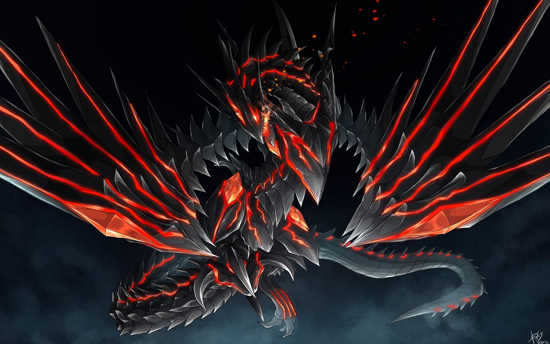 1920x1200 Red Eyes Black Metal Dragon Gi Oh! Wallpaper By Zextyann Anime Image Board
