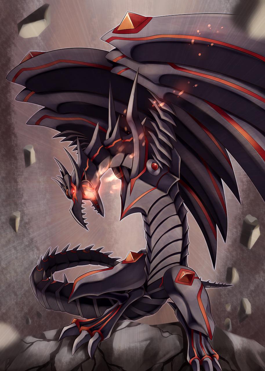 914x1280 Red Eyes Darkness Metal Dragon [Art By りゅう]