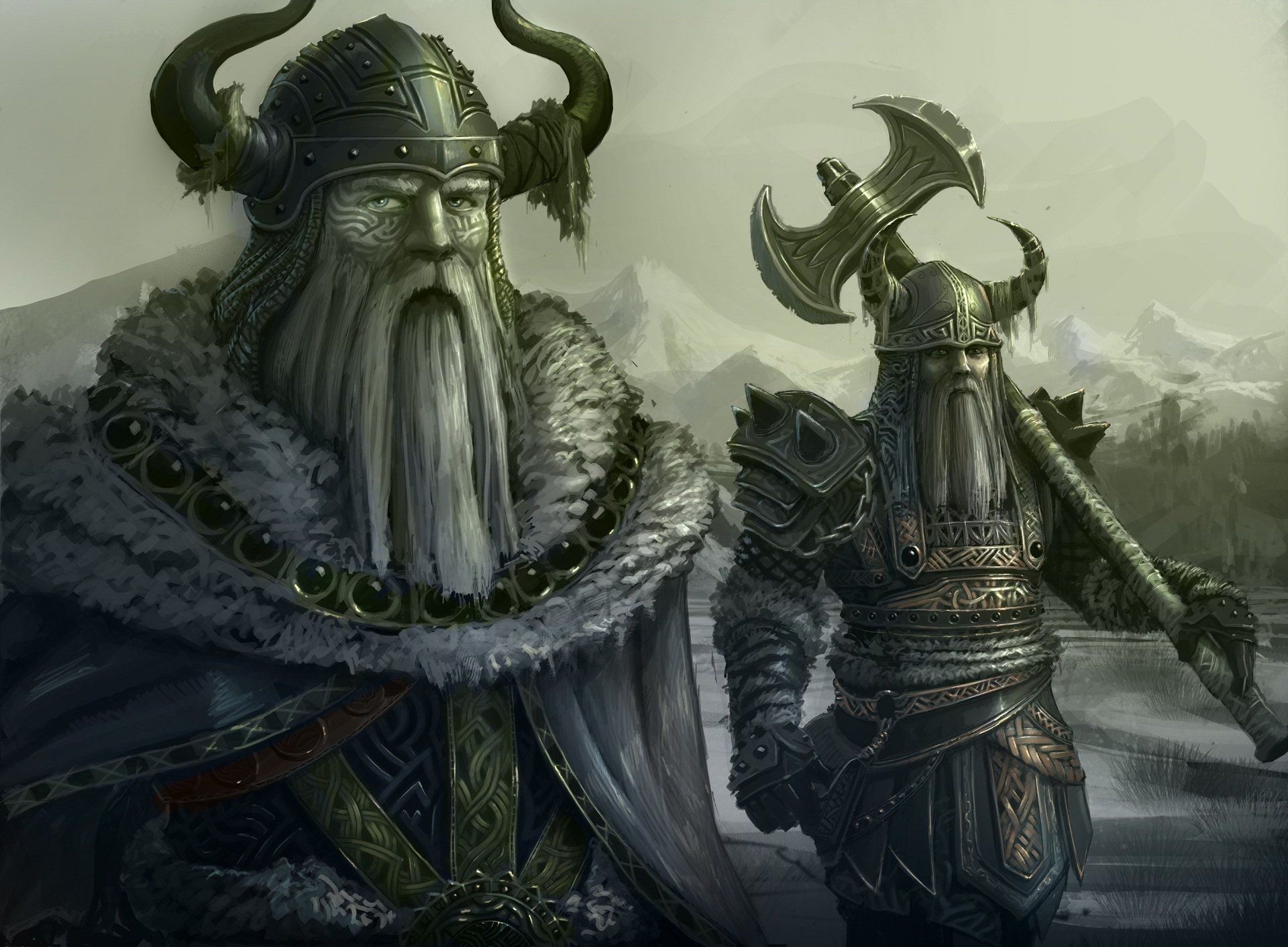 1920x1412 Viking Fantasy Warriors HD