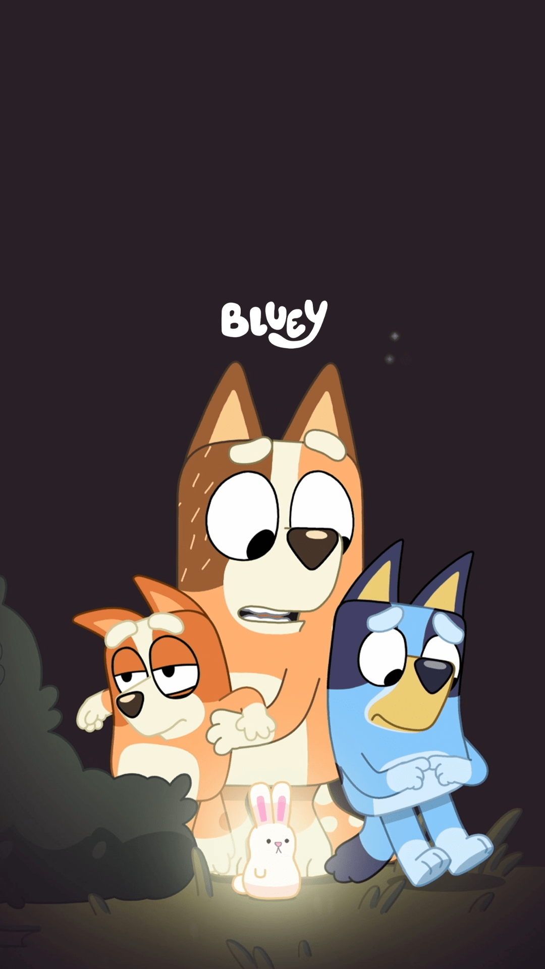 1080x1920 Free Bluey phone wallpaper: Halloween scare png picture
