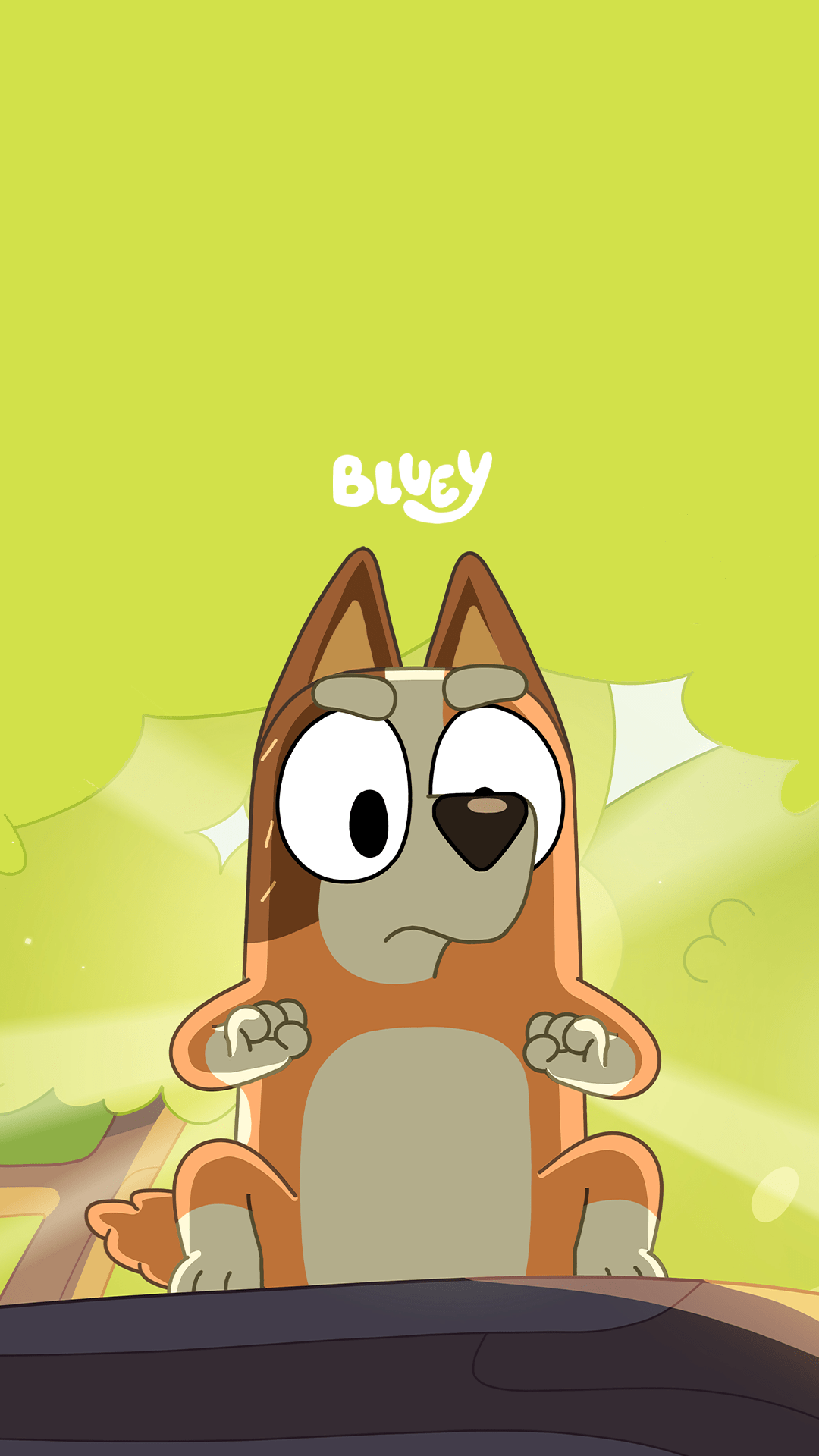 1080x1920 Free Bluey phone wallpaper: Halloween scare png picture