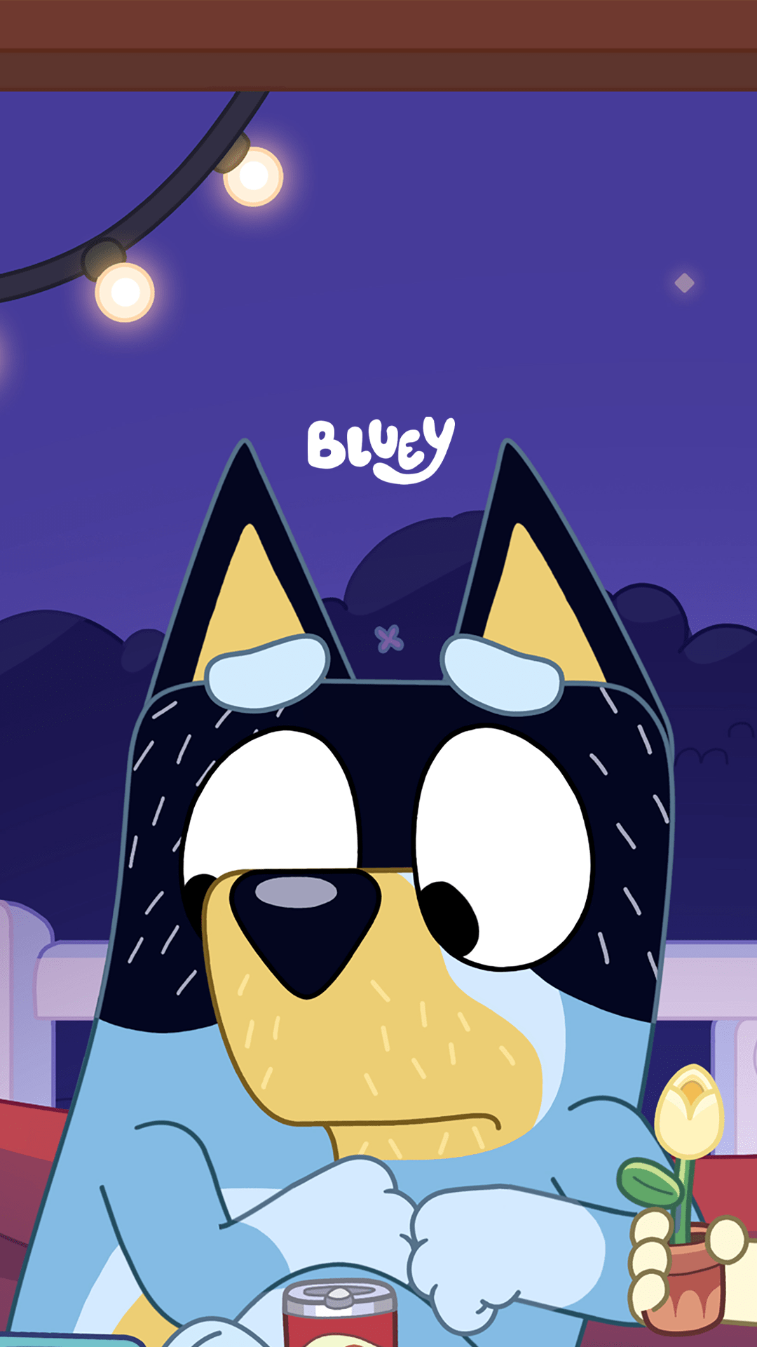 1080x1920 Free Bluey phone wallpaper: Halloween scare png picture