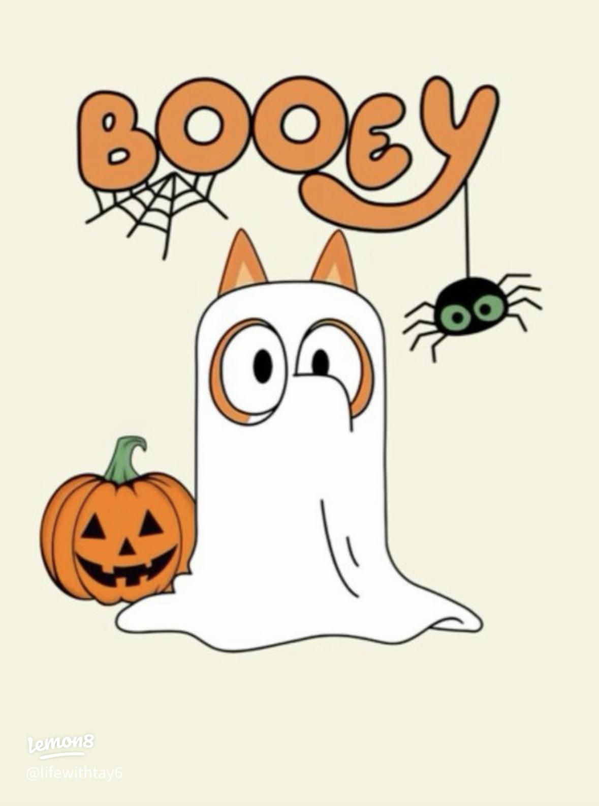 1179x1584 Cute Bluey Halloween Wallpaper: Spooky Fun for Your Phone!