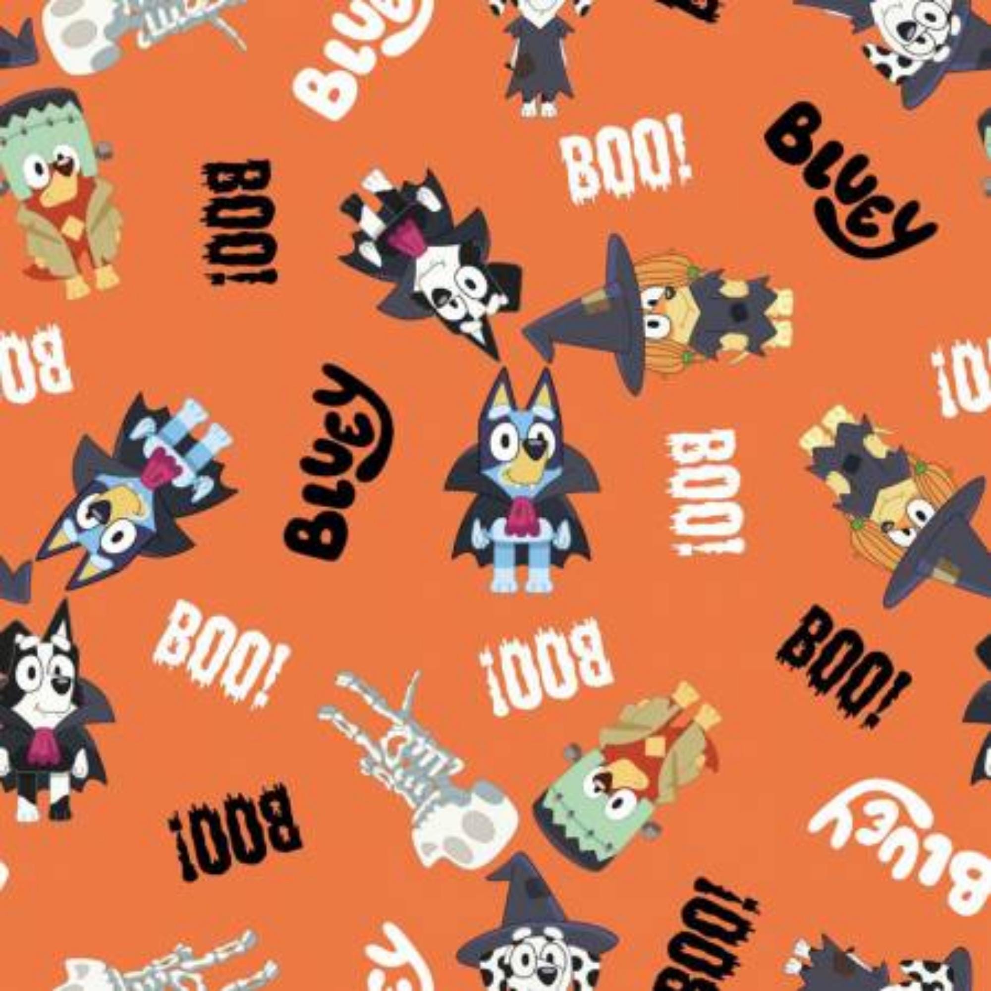 2000x2000 Bluey And Bingo Halloween Wallpaper