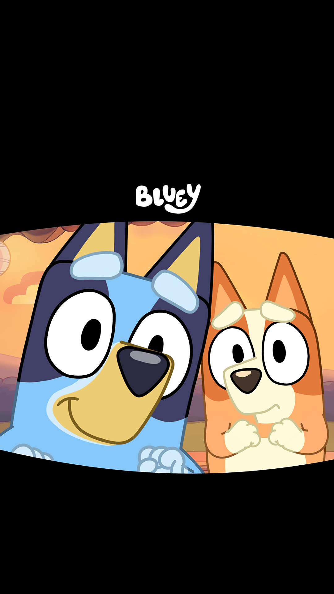 1080x1920 Free Bluey phone wallpaper: Halloween scare png picture