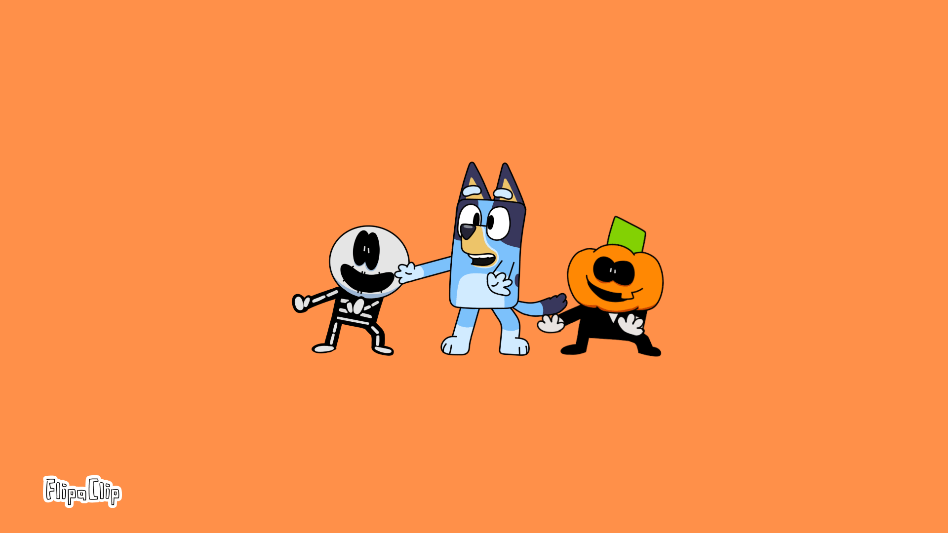 1920x1080 IT'S SPOOKY MONTH!!! Happy Halloween to everyone on this subreddit! I animated a Spooky month and Bluey crossover spooky dance