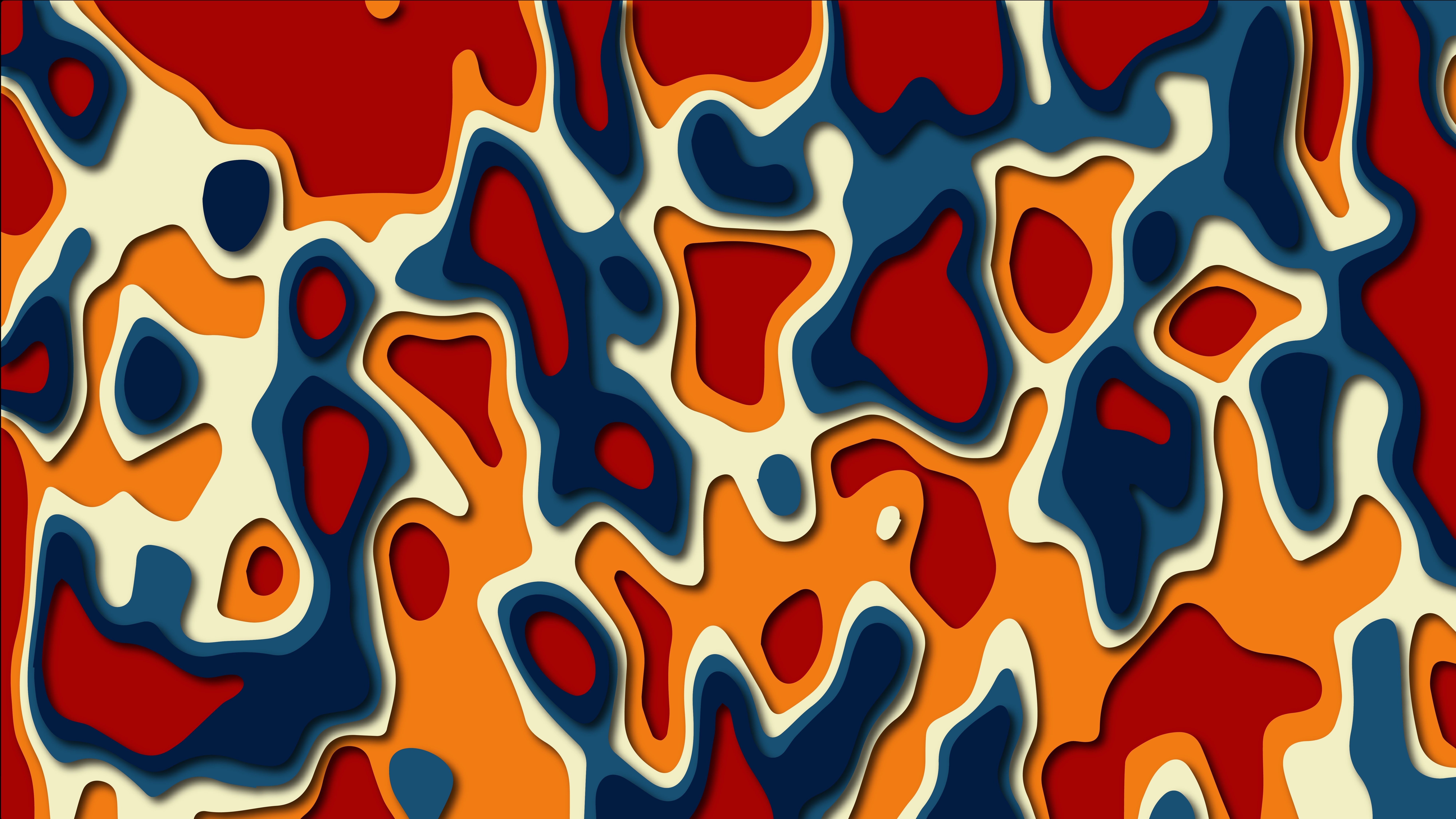 8000x4500 Free abstract, red 8K wallpaper for desktop and phone
