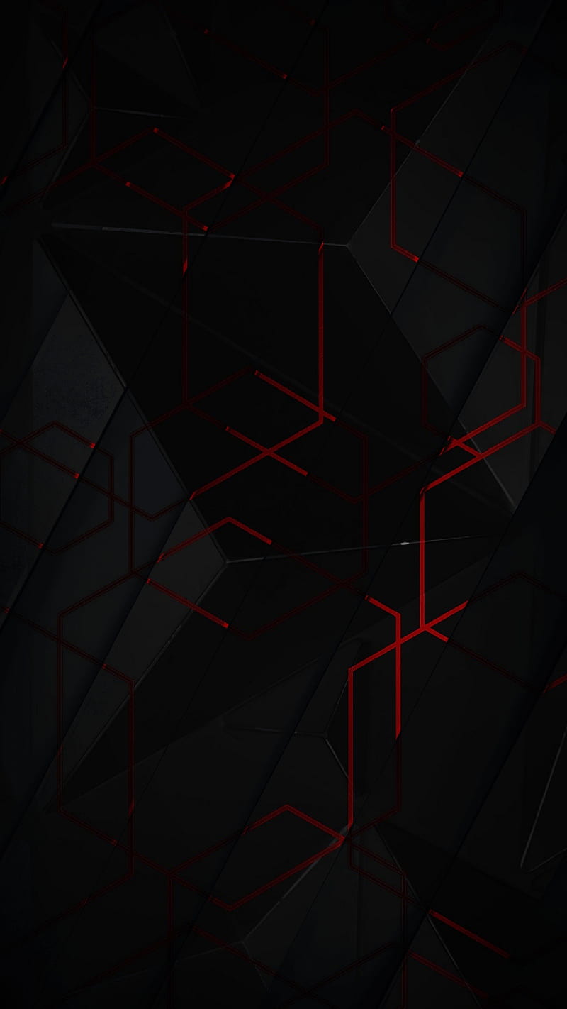 800x1422 HD red black tech wallpaper