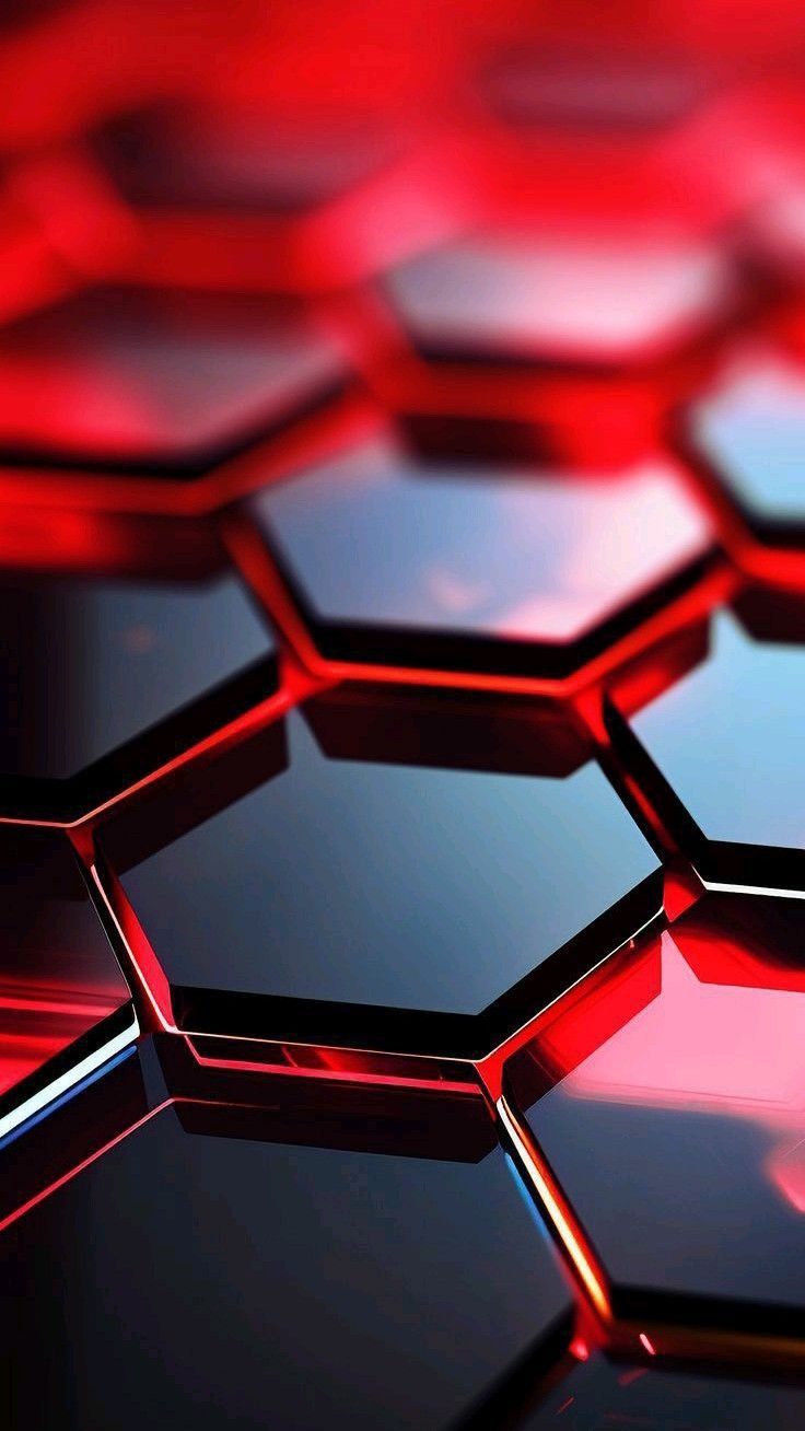 736x1308 Red background HD. Red and black tech wallpaper iphone, Red 4k wallpaper, Red hexagon