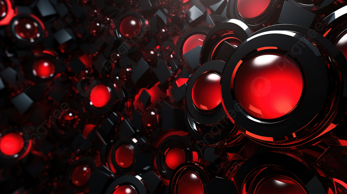 1200x673 Abstract 3D Illustration Of Red And Black Technological Background, Tech Wallpaper, Modern Wallpaper, Red Technology Background Image And Wallpaper for Free Download