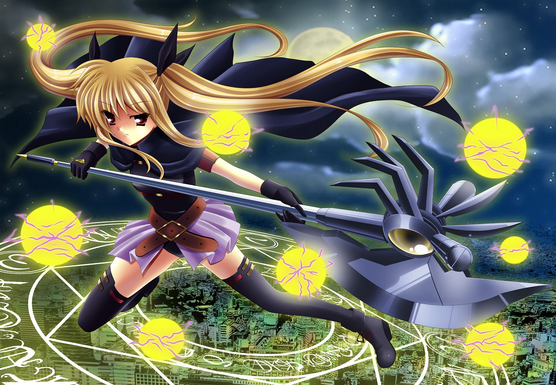 1920x1329 Desktop wallpaper: Magical Girl Lyrical Nanoha, Anime 4K free download for PC. 774280
