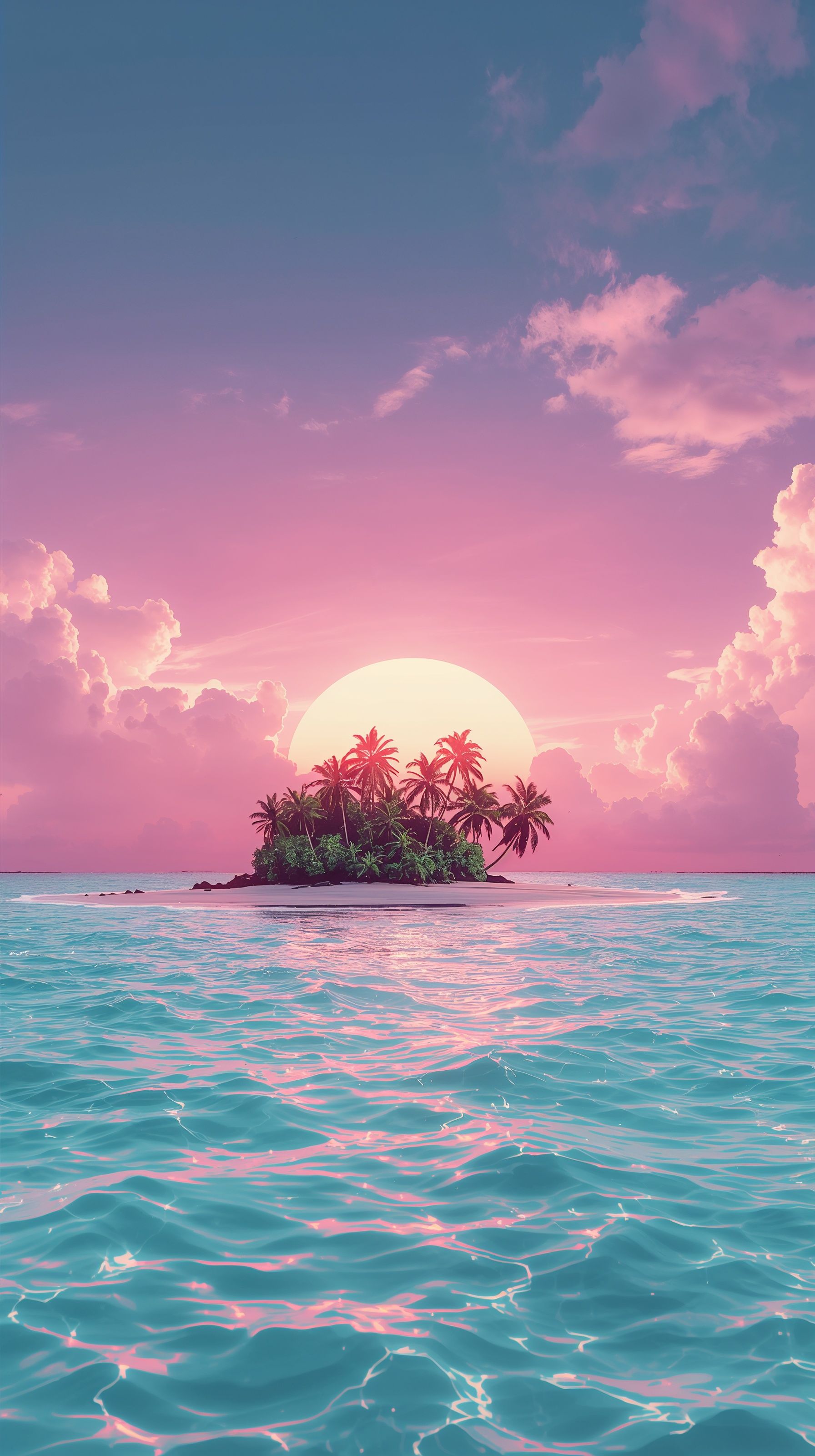 1792x3200 Cute Tropical Wallpaper Aesthetic for Phone