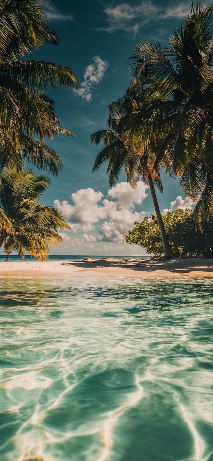 736x1592 Tropical island aesthetic wallpaper HD. Tropical island asthetic, Hawaii 4k wallpaper, Tropical beach