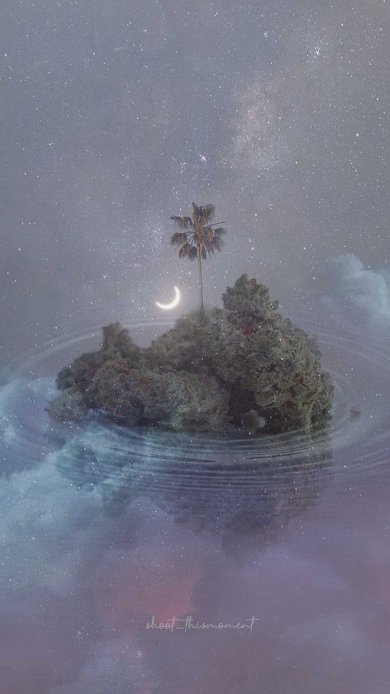 800x1422 HD dreamy island wallpaper