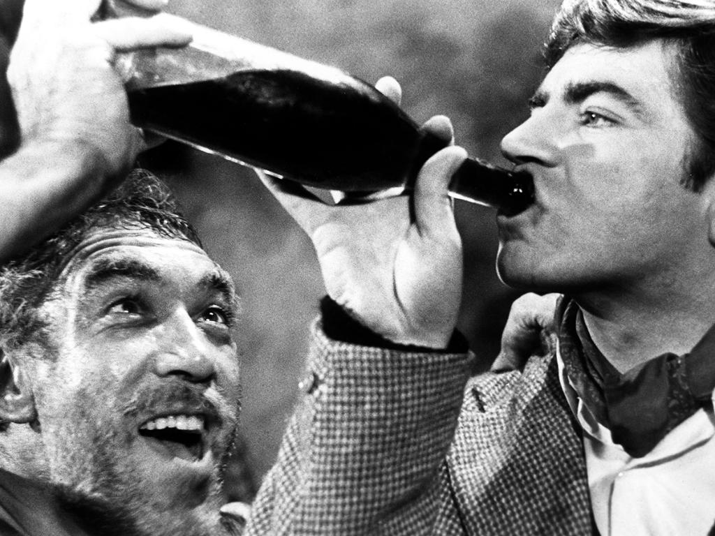 1024x768 What kind of man are you, don't you even like dolphins? Zorba the Greek (1964)