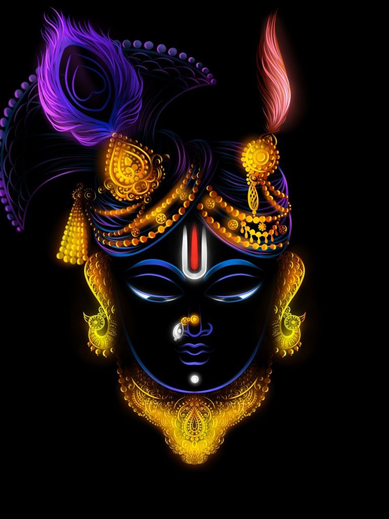 768x1024 Lord Krishna Wallpaper 4K, Hindu God, AMOLED, 5K