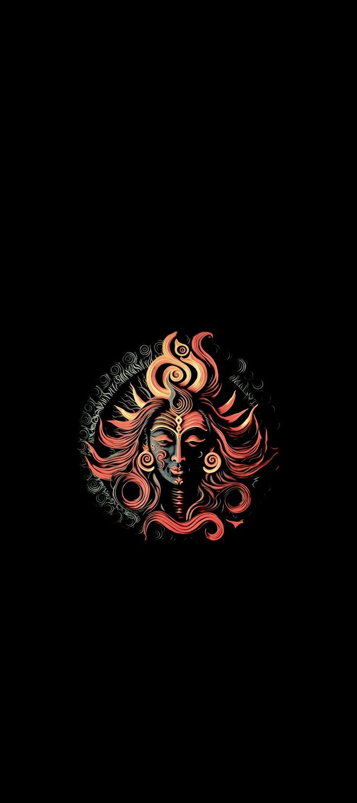 736x1656 Shivan parvathi wallpaper 4k. God wallpaper iphone hindu, Shiva wallpaper HD 1080p iphone black, Dark