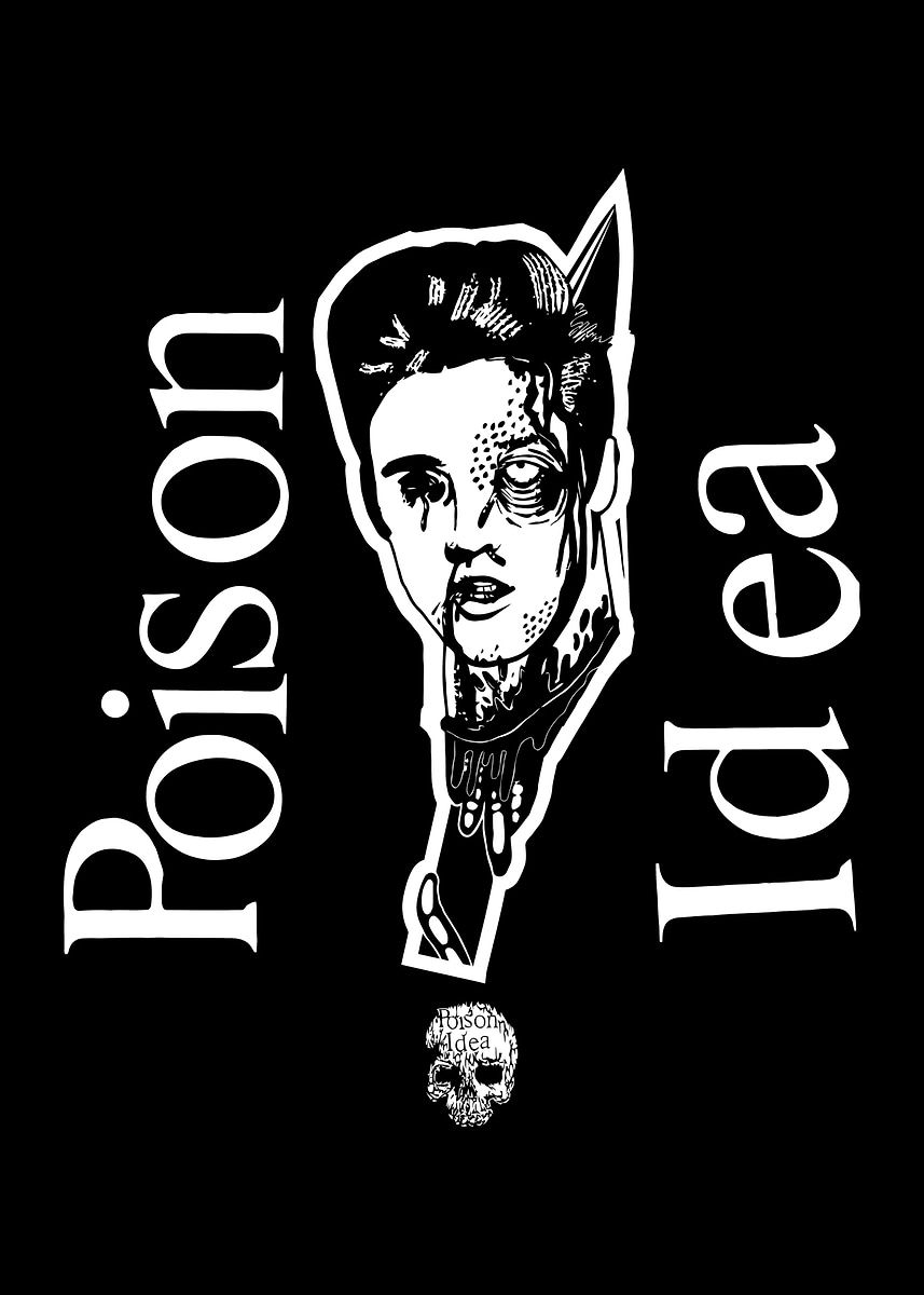 857x1200 Poison Idea Band Logo