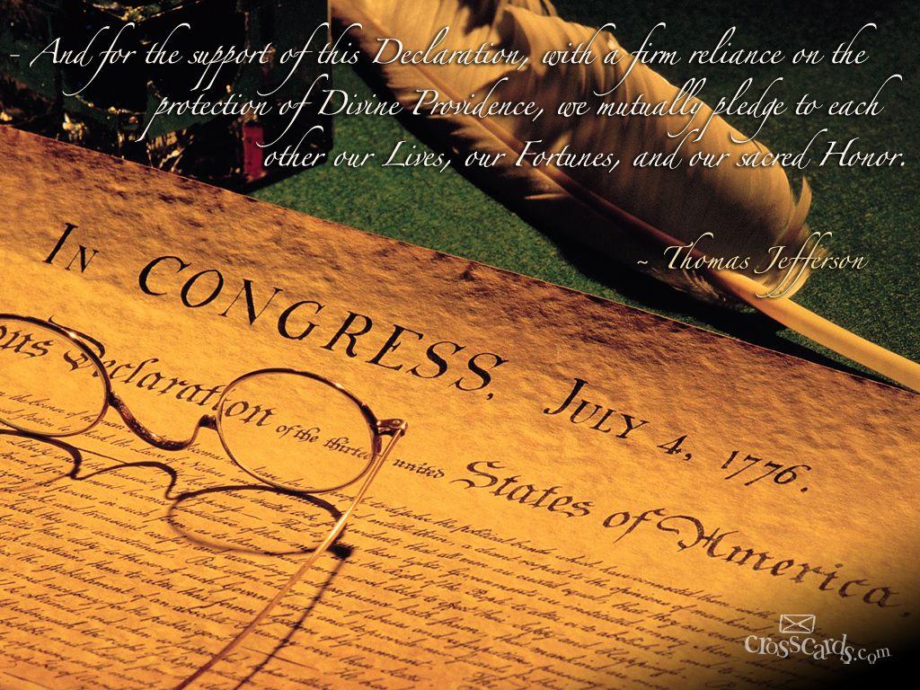 1024x768 Declaration Of Independence Wallpaper